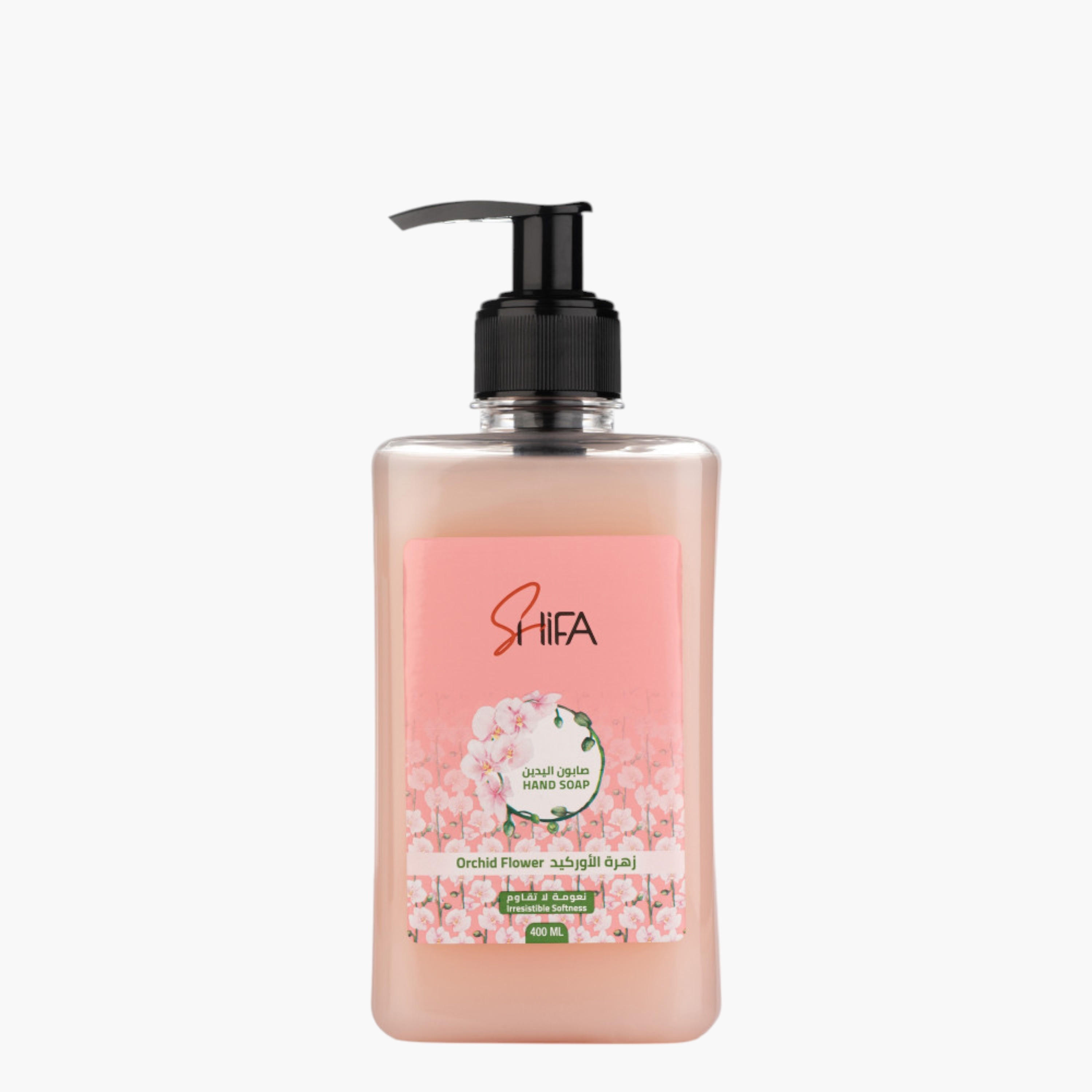 Shifa Orchid Flower Hand Soap - 400 ml-beautyandpersonalcare-bathandbody-bathandshower-soaps-image-1