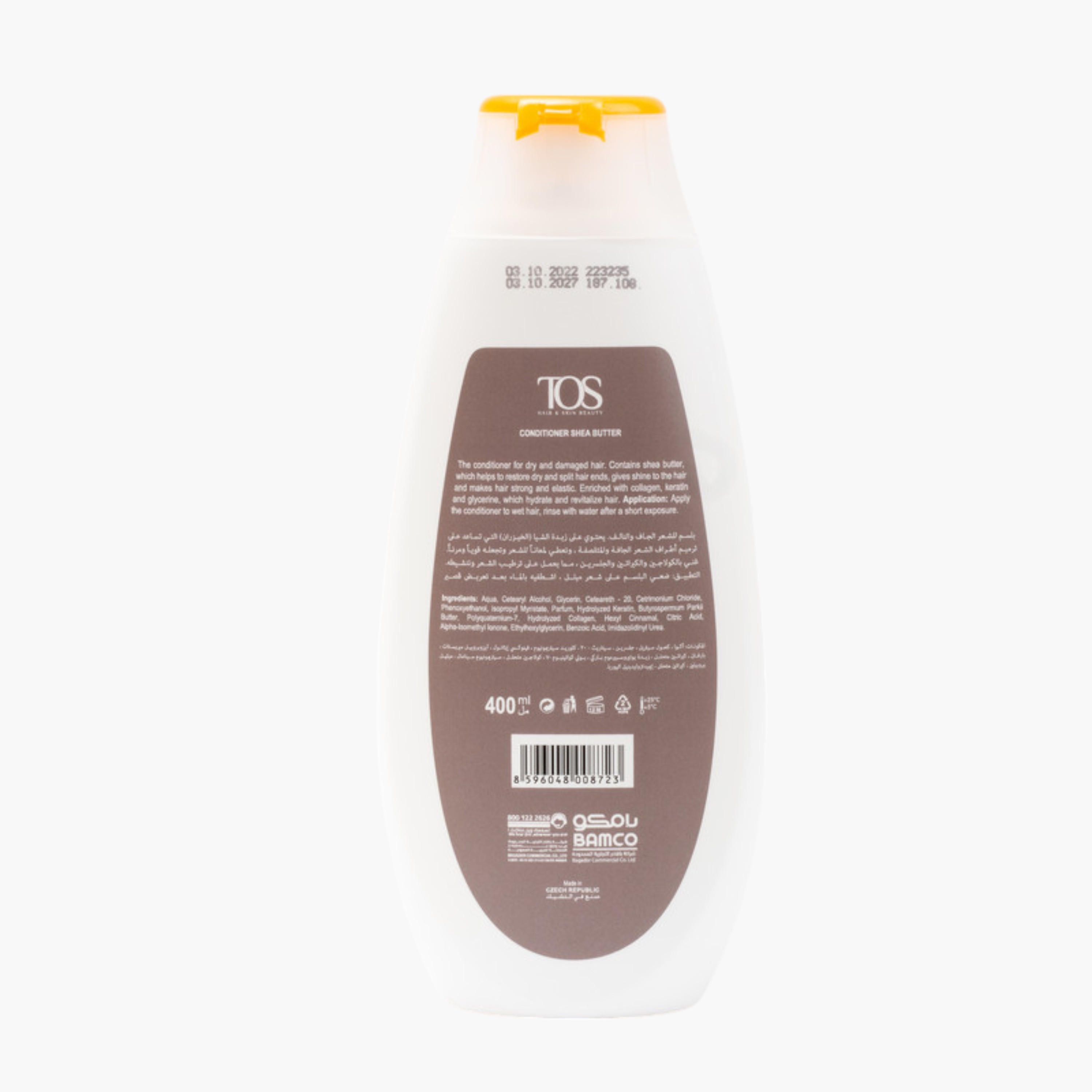 TOS Shea Butter Conditioner for Dry and Damaged Hair - 400 ml-beautyandpersonalcare-hair-haircare-conditioners-image-2