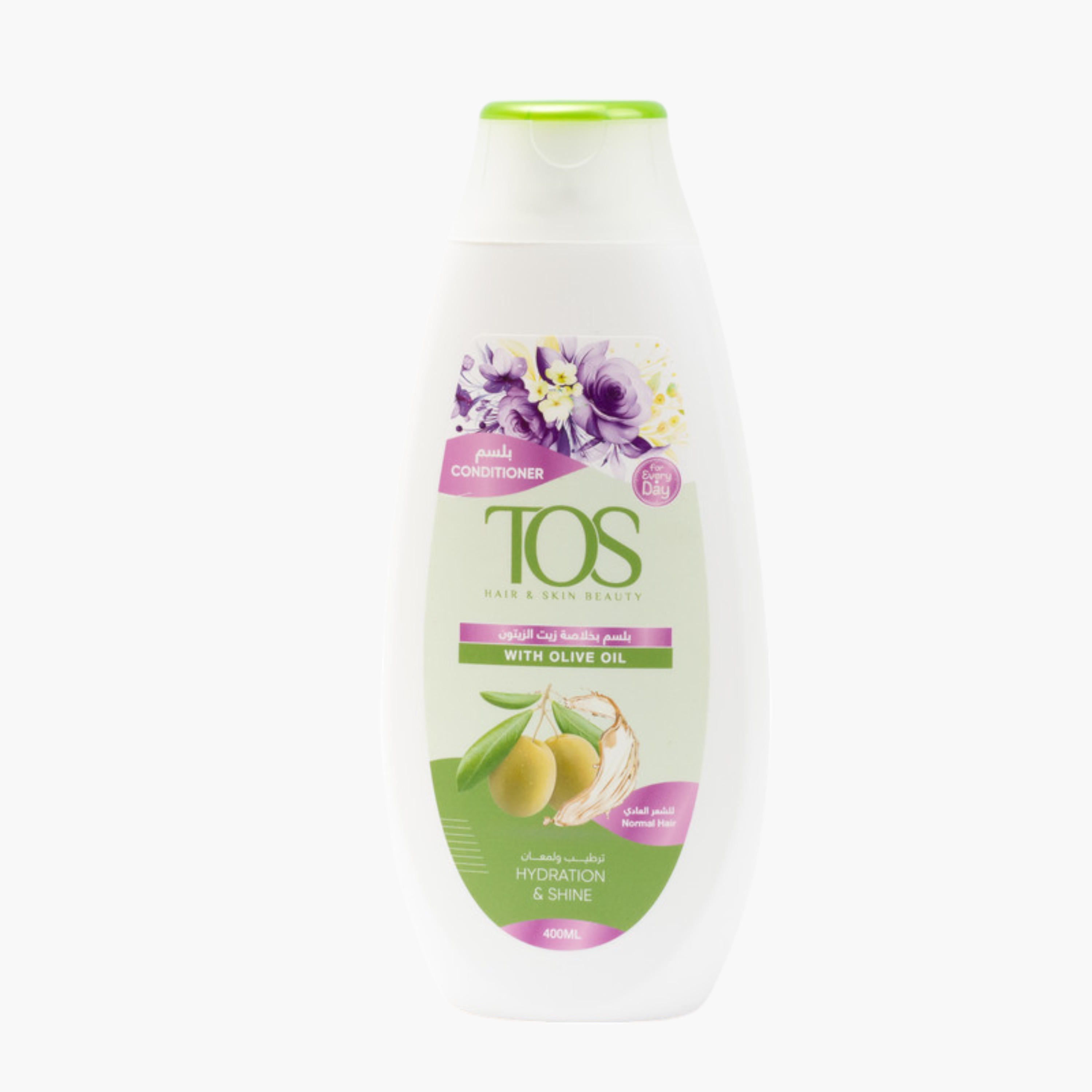 TOS Hydration and Shine Olive Oil Conditioner - 400 ml-beautyandpersonalcare-hair-haircare-conditioners-image-1