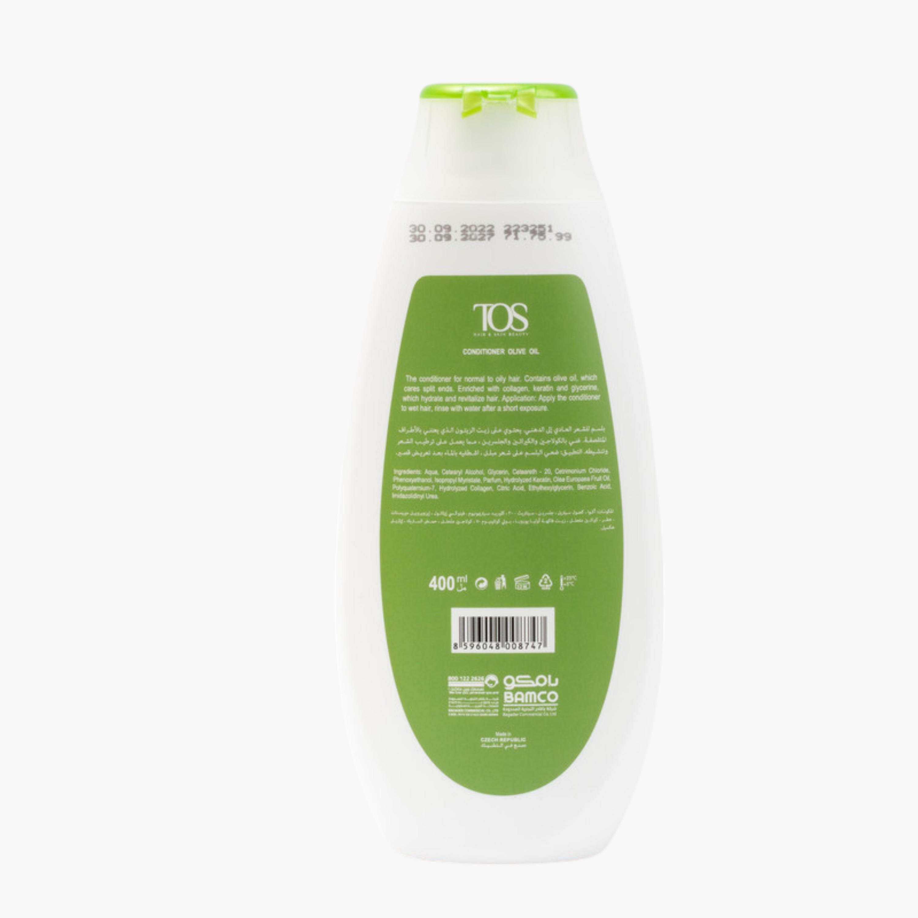 TOS Hydration and Shine Olive Oil Conditioner - 400 ml-beautyandpersonalcare-hair-haircare-conditioners-image-2