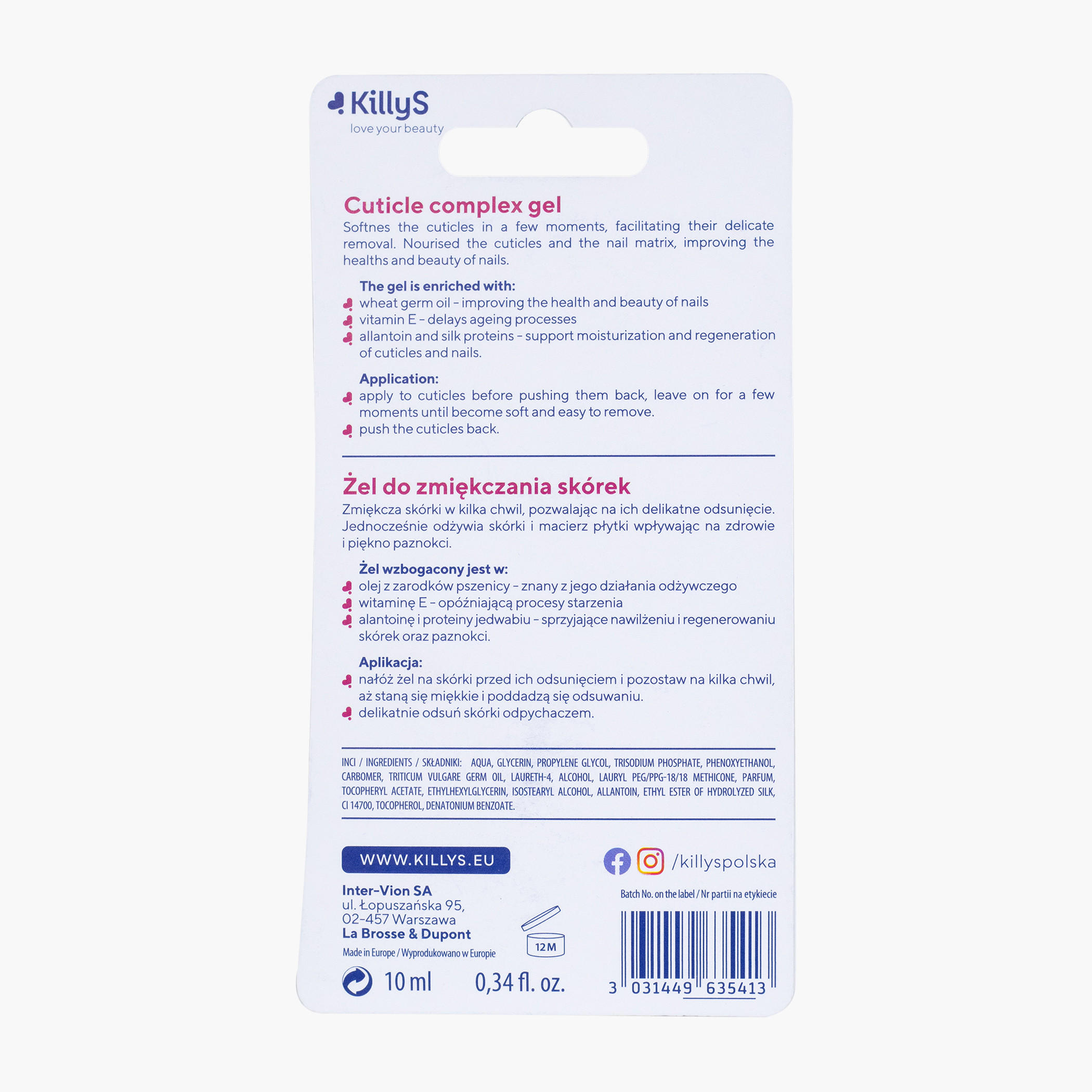 Killy S Hydrating Complex Cuticle Gel - 10 ml-beautyandpersonalcare-makeup-nails-treatments-image-2