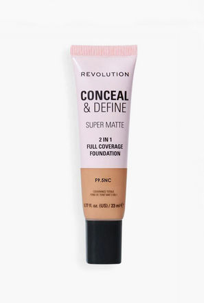 كريم أساس كامل التغطية لإخفاء وتحديد البشرة من ميك أب ريفولوشن - 23 مل-beautyandpersonalcare-makeup-image-1