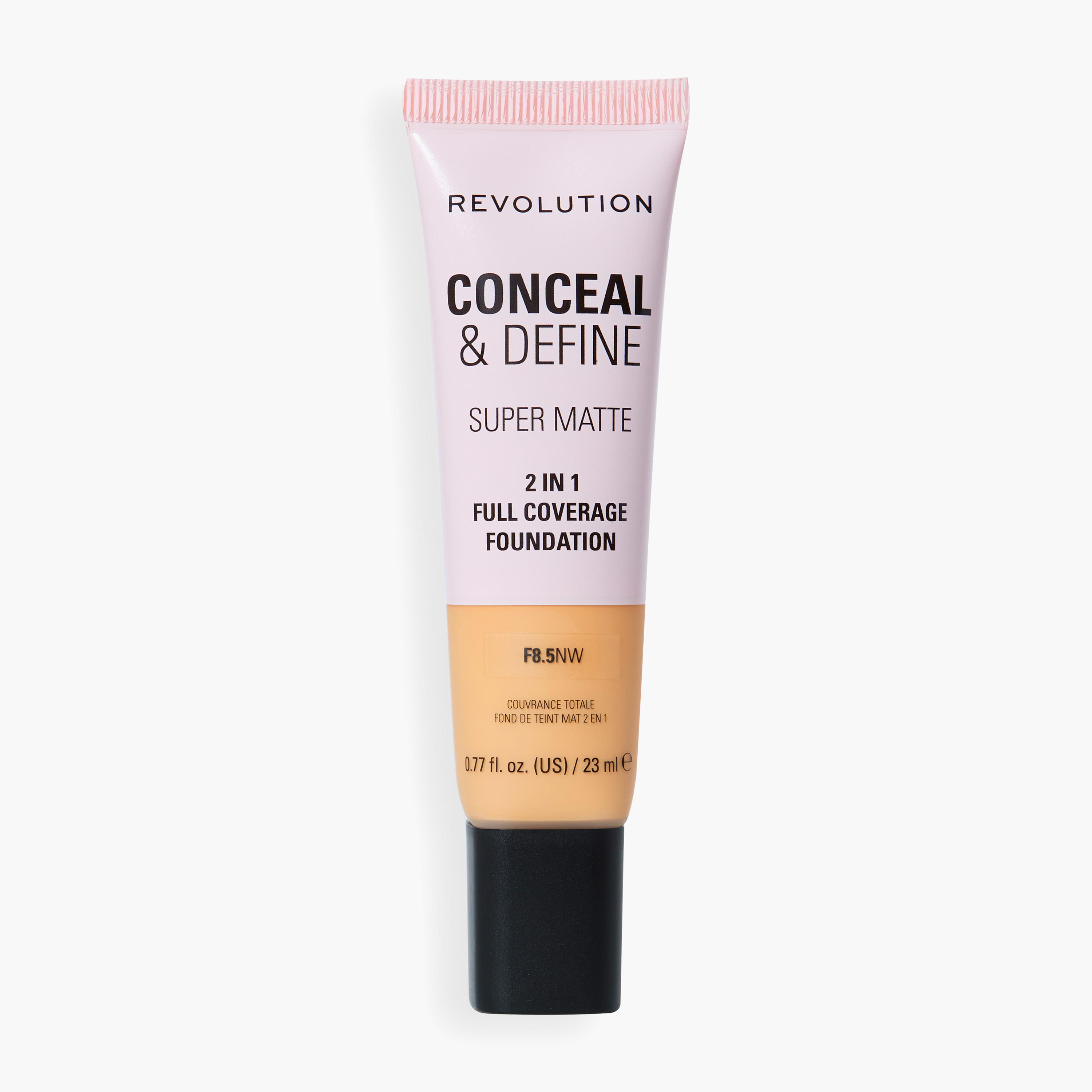 كريم أساس كونسيل آند ديفاين لتغطية كاملة من ميك أب ريفولوشن - 23 مل-beautyandpersonalcare-makeup-face-foundations-image-1