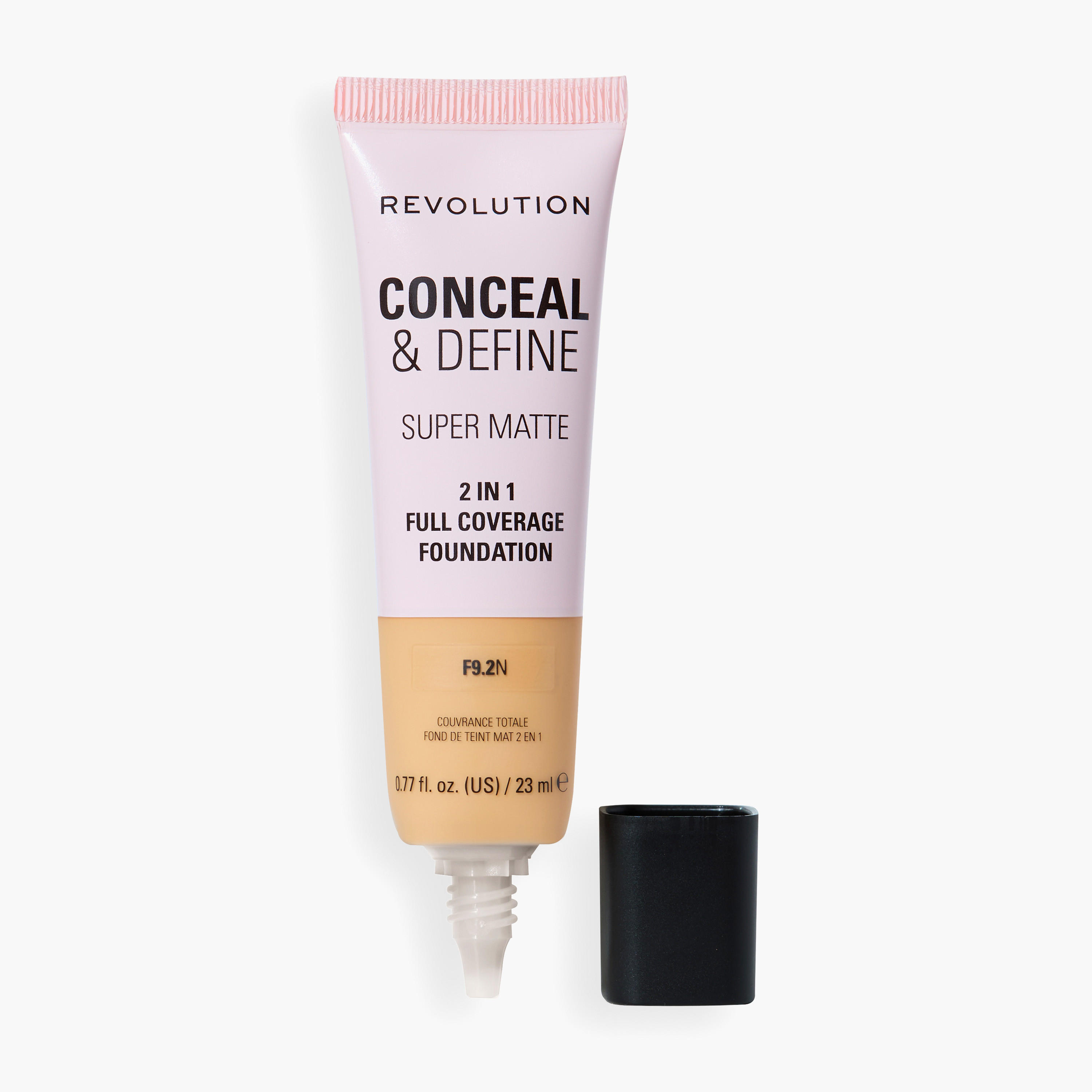 كريم أساس كونسيل آند ديفاين لتغطية كاملة من ميك أب ريفولوشن - 23 مل-beautyandpersonalcare-makeup-face-foundations-image-2
