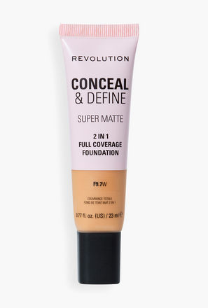 كريم أساس كونسيل آند ديفاين لتغطية كاملة من ميك أب ريفولوشن - 23 مل-beautyandpersonalcare-makeup-image-1