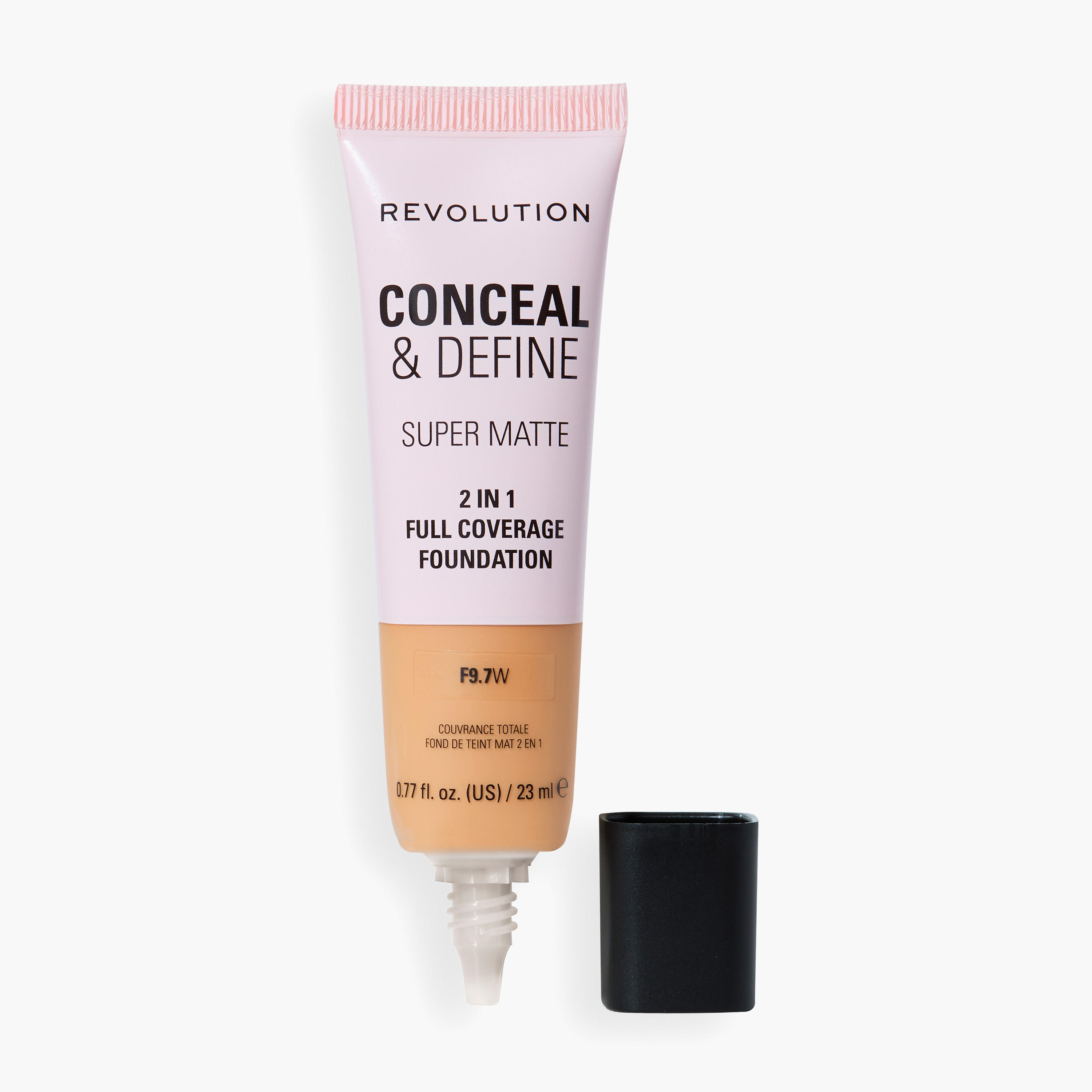 كريم أساس كونسيل آند ديفاين لتغطية كاملة من ميك أب ريفولوشن - 23 مل-beautyandpersonalcare-makeup-face-foundations-image-2