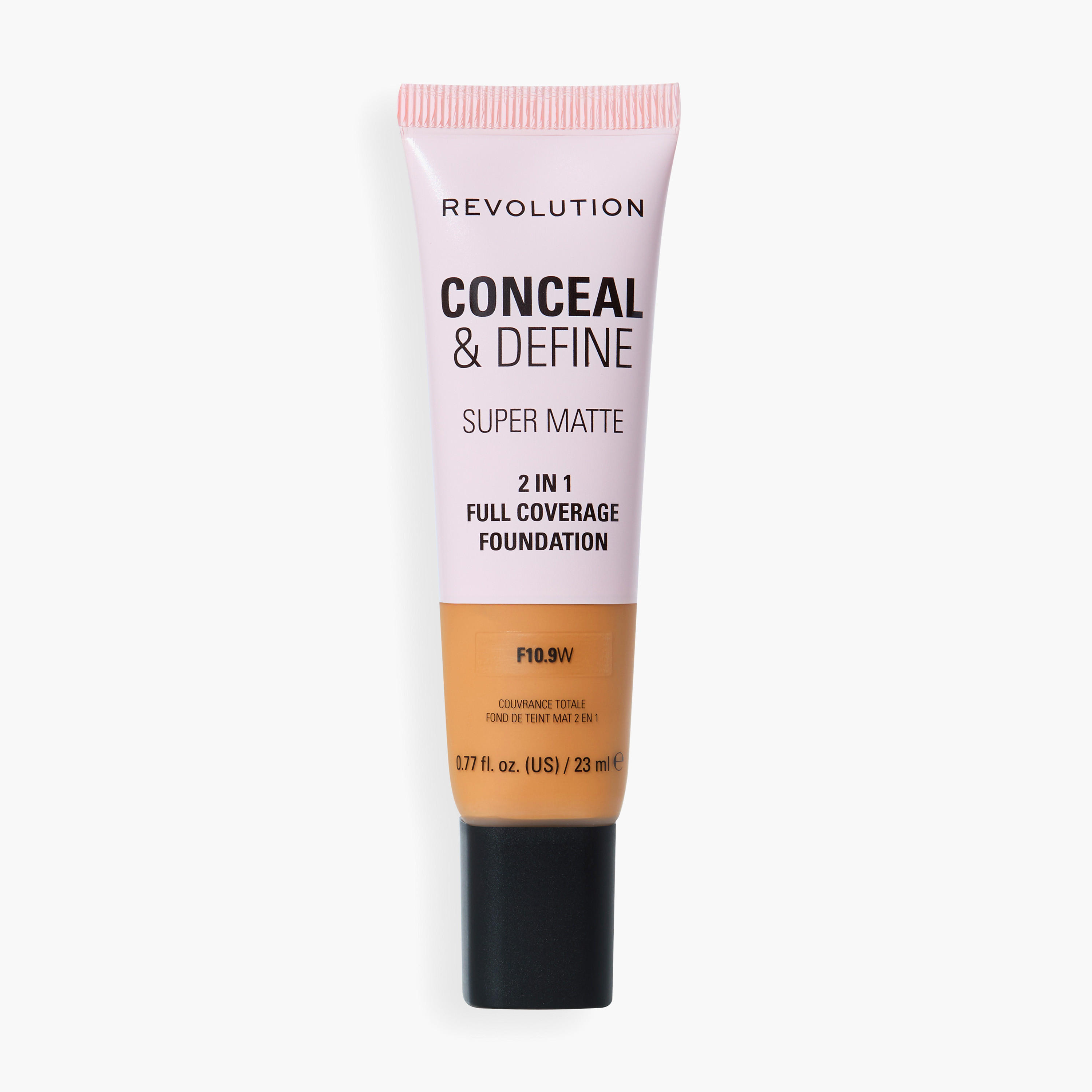 كريم أساس كونسيل آند ديفاين لتغطية كاملة من ميك أب ريفولوشن - 23 مل-beautyandpersonalcare-makeup-face-foundations-image-1