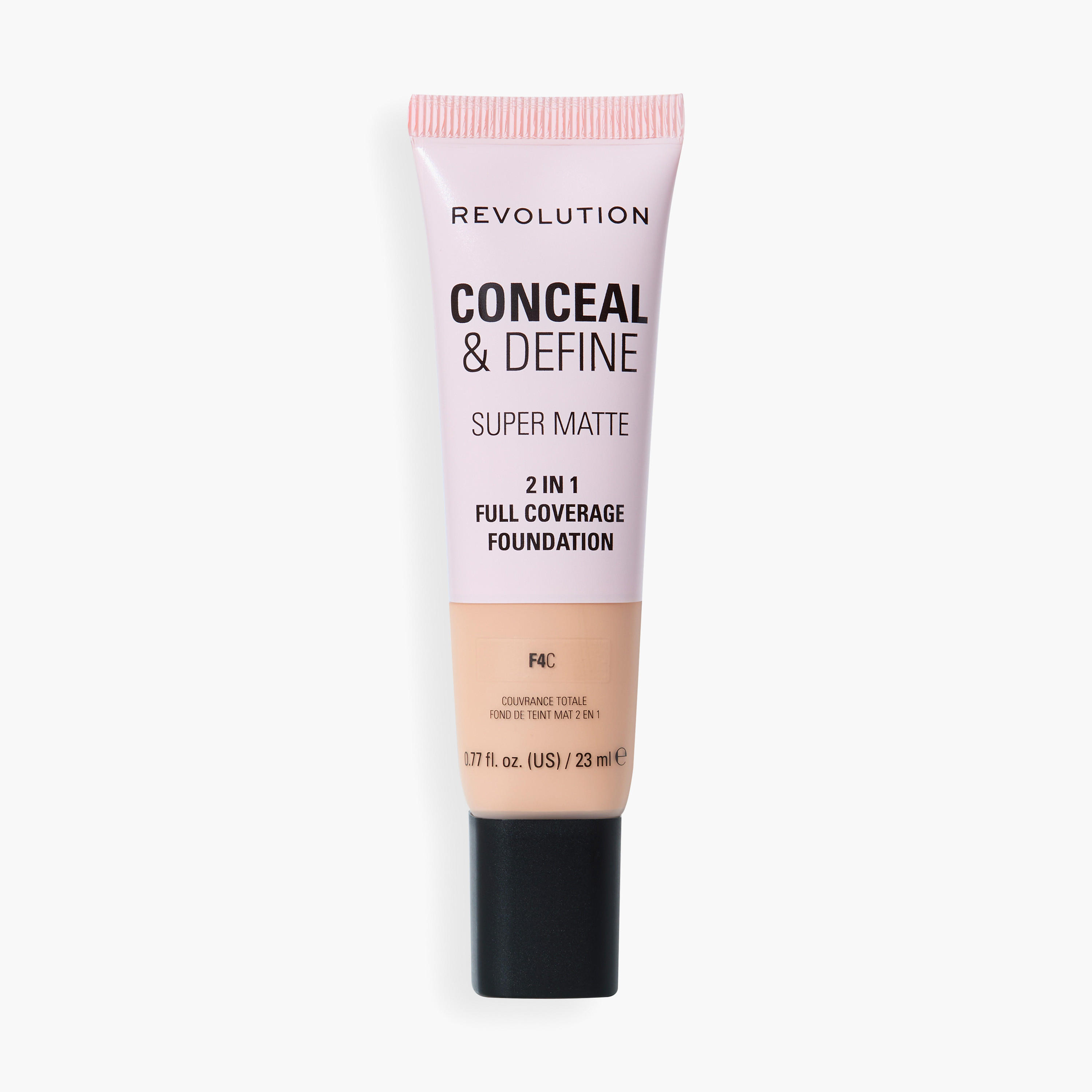 كريم أساس كونسيل آند ديفاين لتغطية كاملة من ميك أب ريفولوشن - 23 مل-beautyandpersonalcare-makeup-face-foundations-image-1