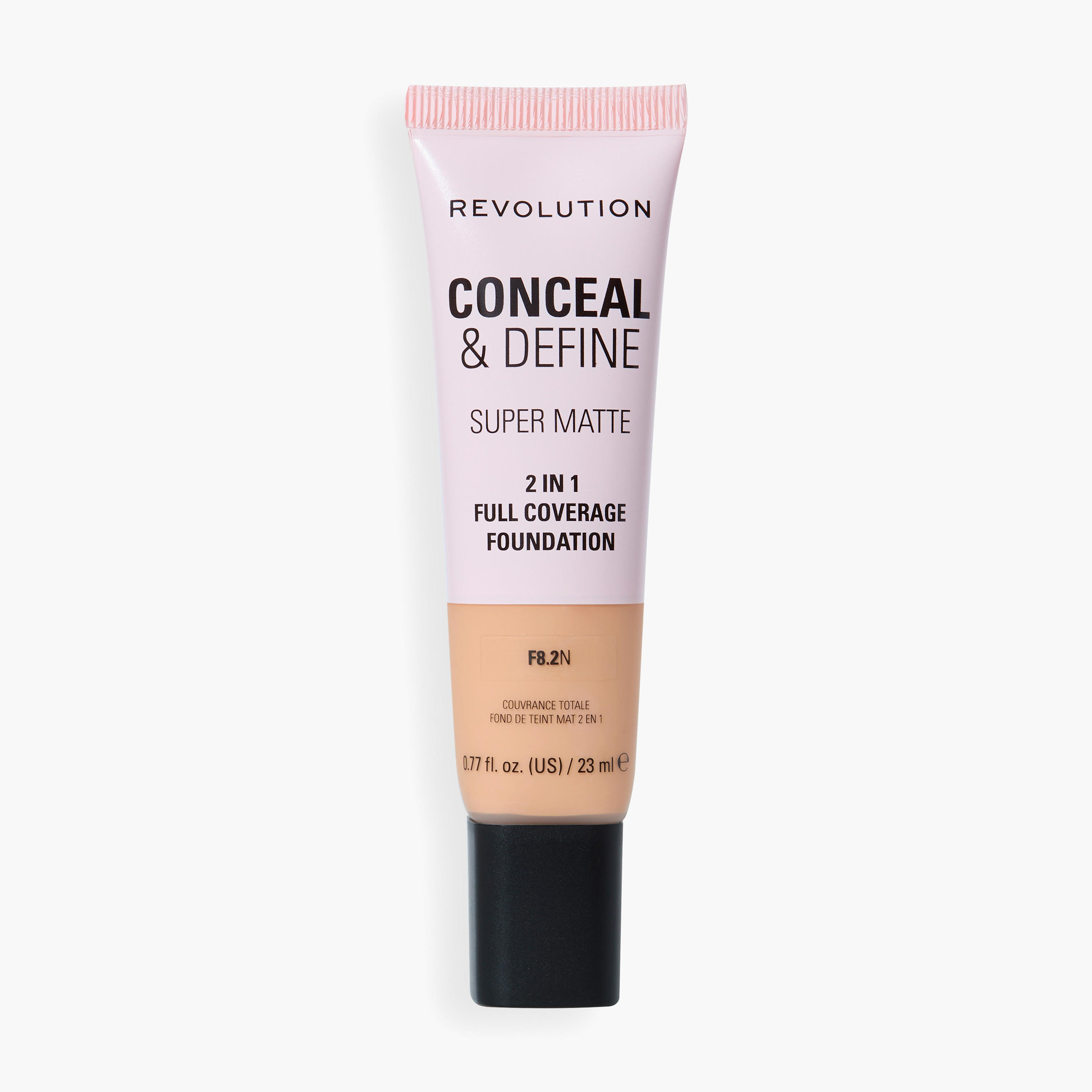 كريم أساس كونسيل آند ديفاين لتغطية كاملة من ميك أب ريفولوشن - 23 مل-beautyandpersonalcare-makeup-face-foundations-image-1