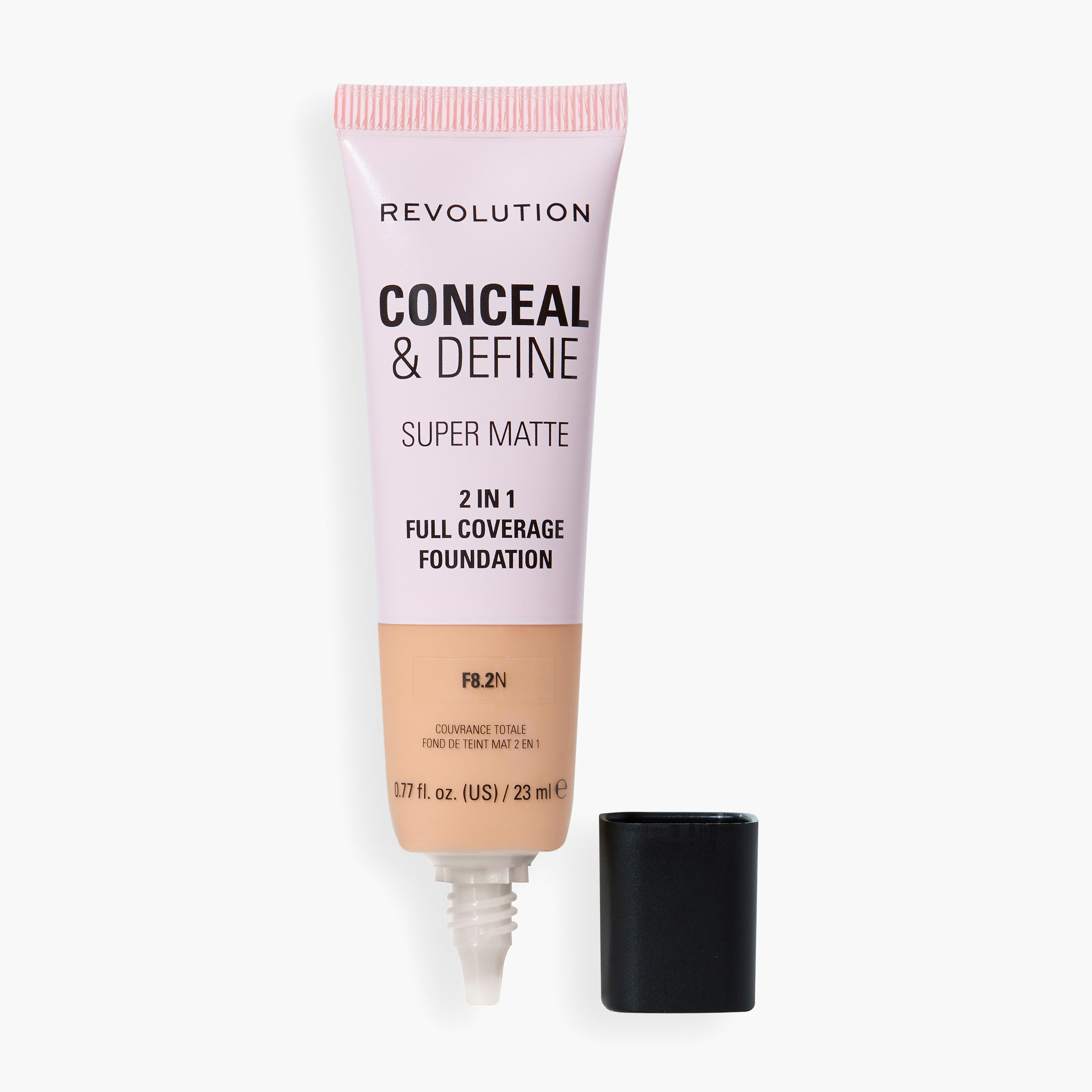 كريم أساس كونسيل آند ديفاين لتغطية كاملة من ميك أب ريفولوشن - 23 مل-beautyandpersonalcare-makeup-face-foundations-image-2