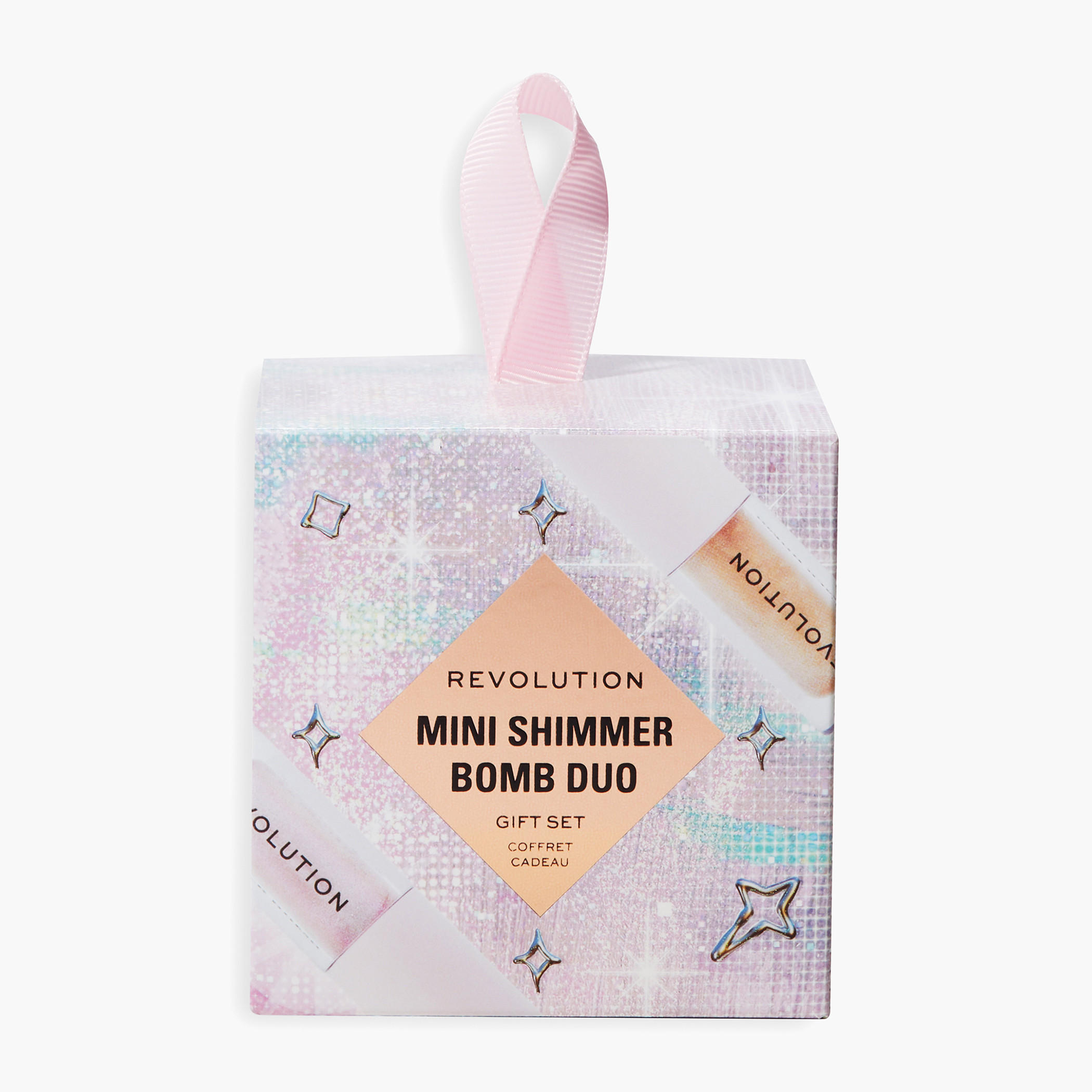 مجموعة هدايا أحمر شفاه ثنائي ميني شيمر بومب من ميك أب ريفولوشن-beautyandpersonalcare-giftsets-image-1