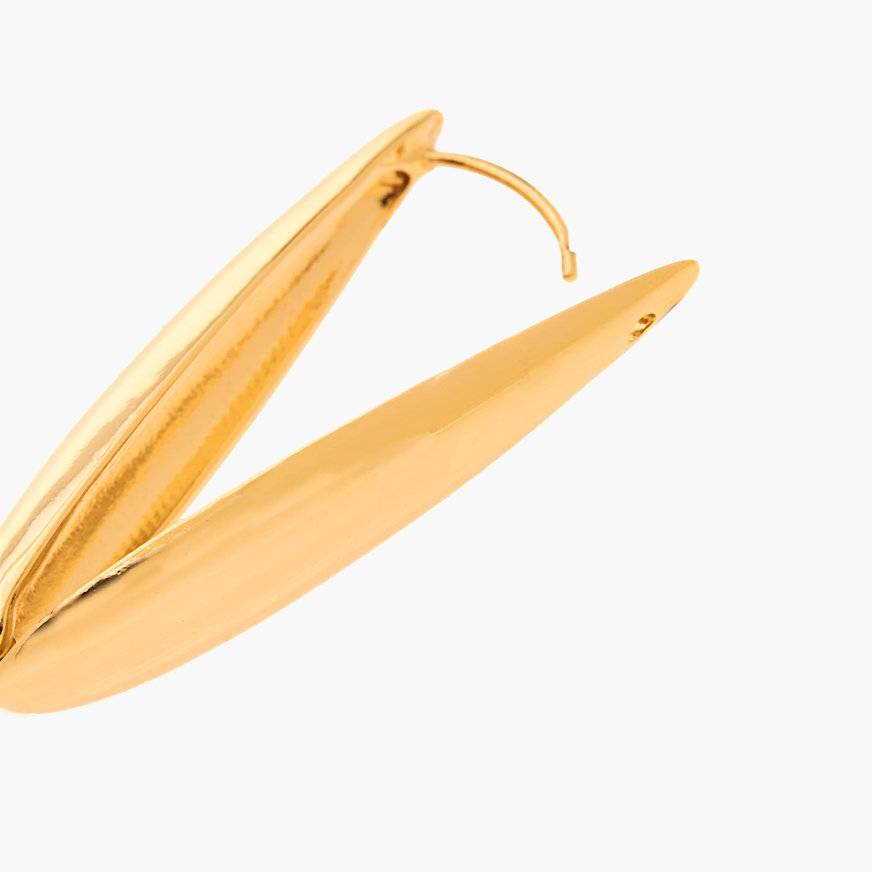 حلق طوق طويل بتصميم هندسي-women-watchesandjewellery-jewellery-earrings-image-4