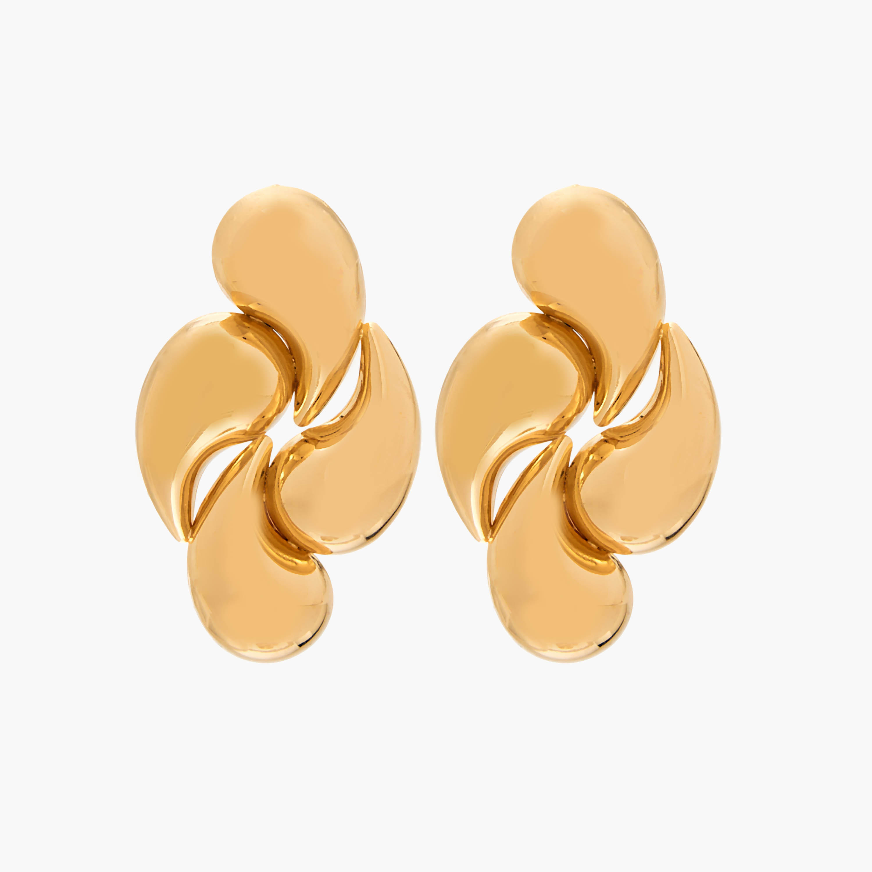 Abstract Drop Earrings with Pushback Closure-women-watchesandjewellery-jewellery-earrings-image-1