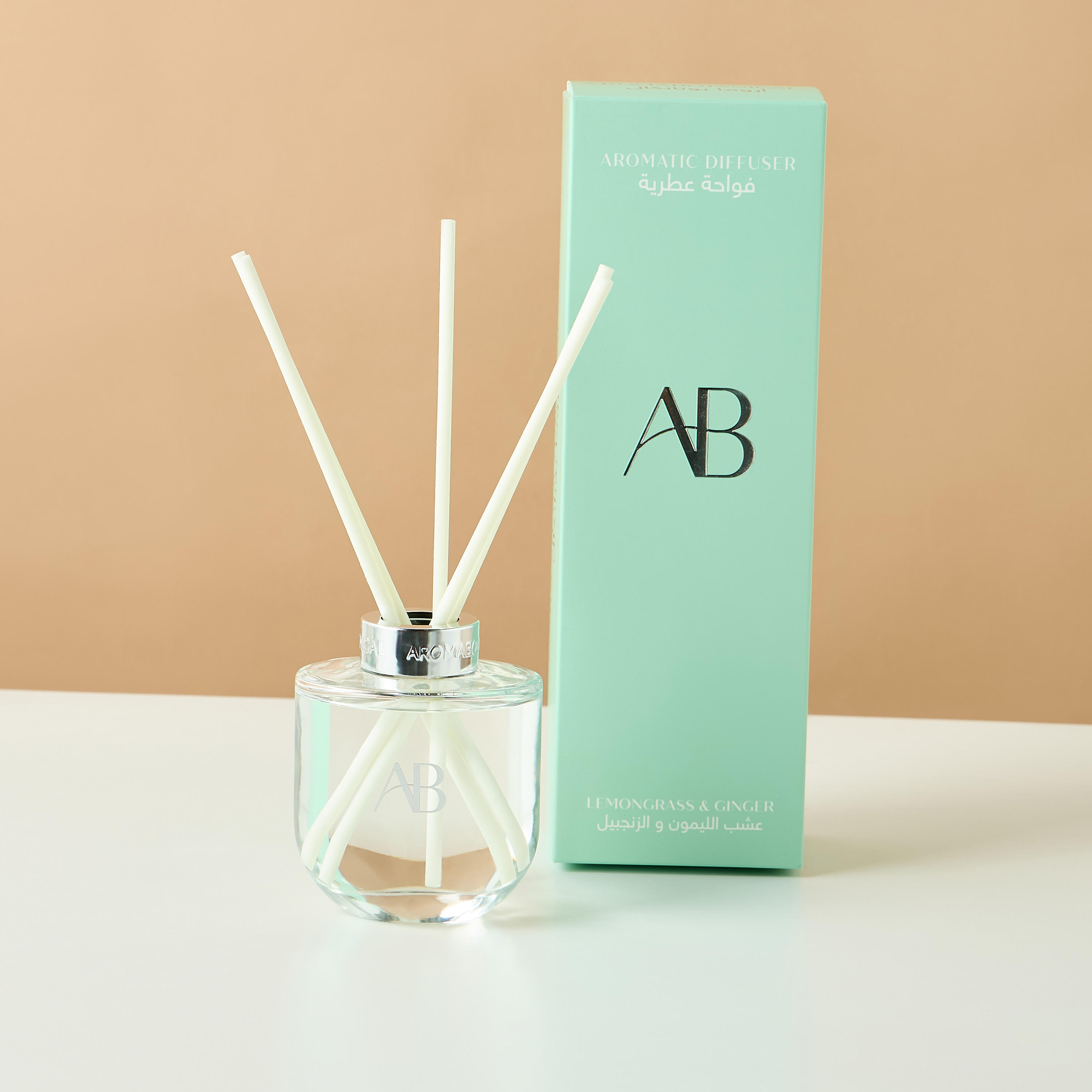 Aromabotanical Lemongrass Ginger Reed Diffuser - 200 ml-household-homefragrance-reeddiffusers-image-2