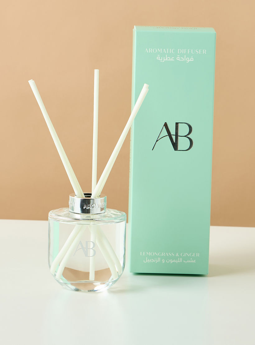 Aromabotanical Lemongrass Ginger Reed Diffuser - 200 ml-household-homefragrance-reeddiffusers-image-2