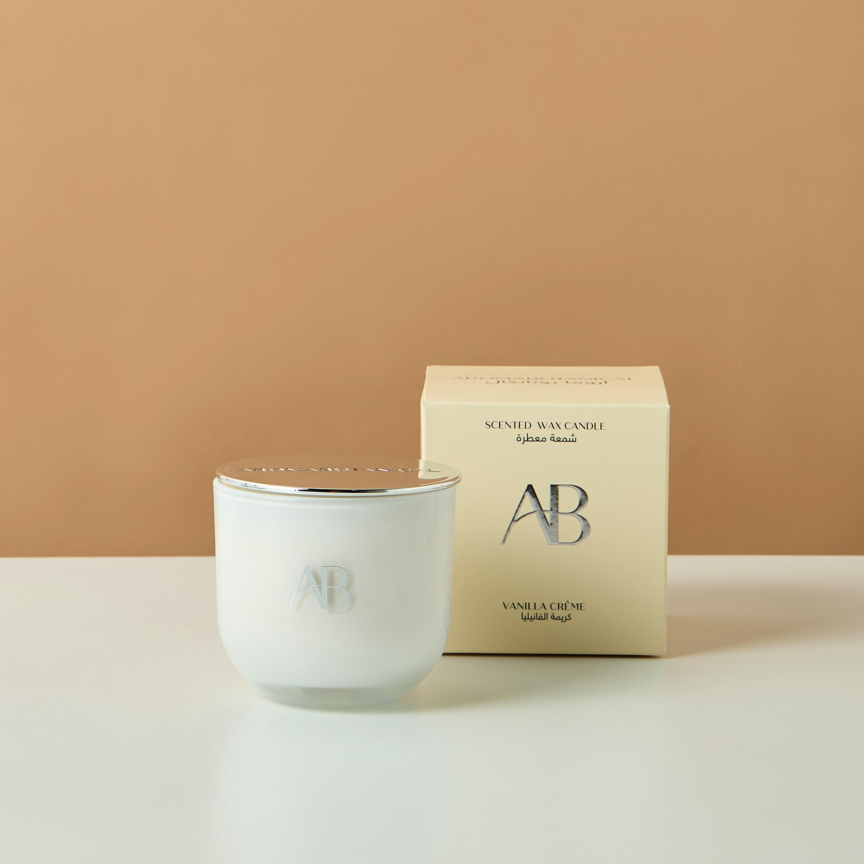 Aromabotanical Vanilla Creme Jar Candle - 340 gms-household-homefragrance-candles-image-2