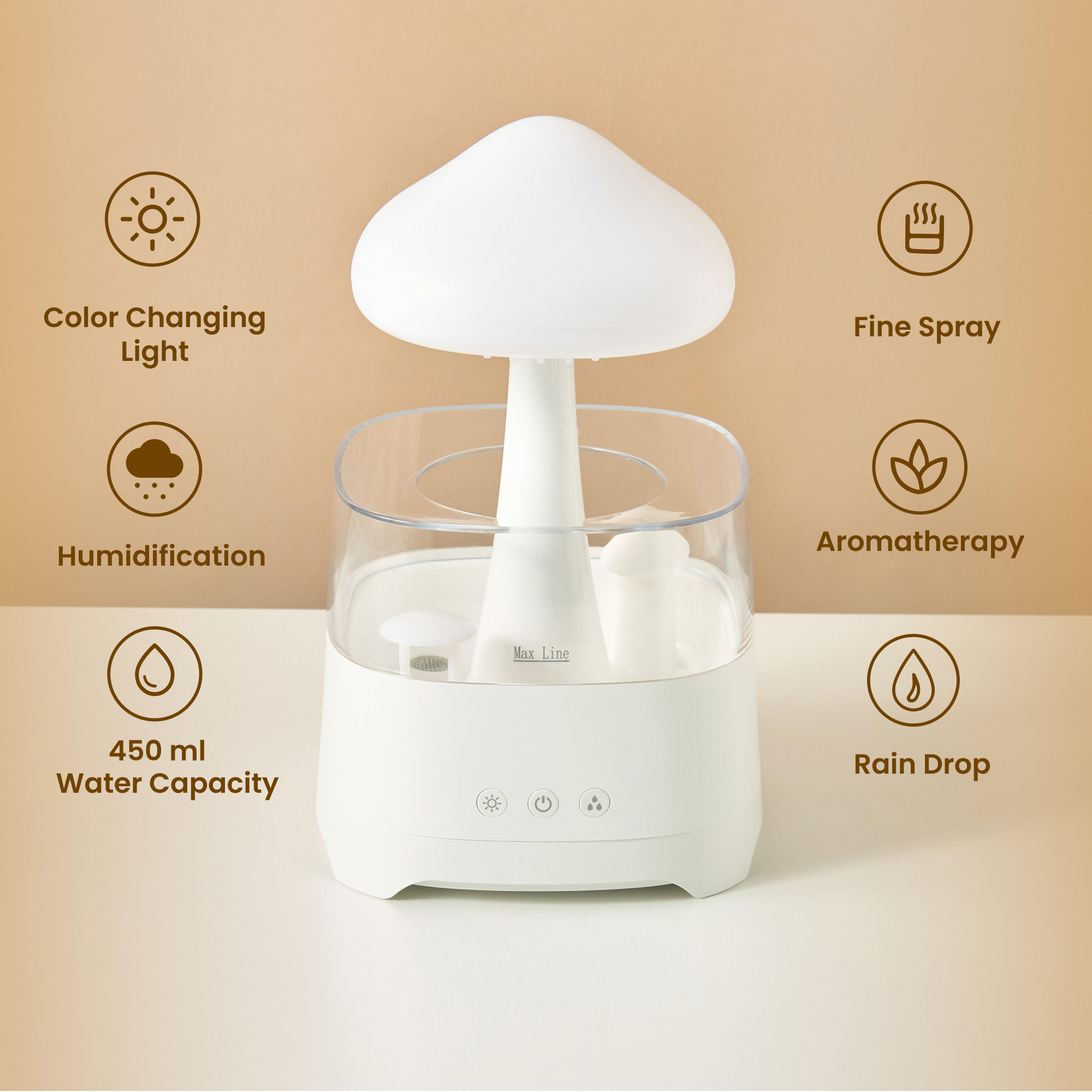 Rain Cloud Humidifier - 450 ml-household-homefragrance-airrevitalisersandhumidifiers-image-2