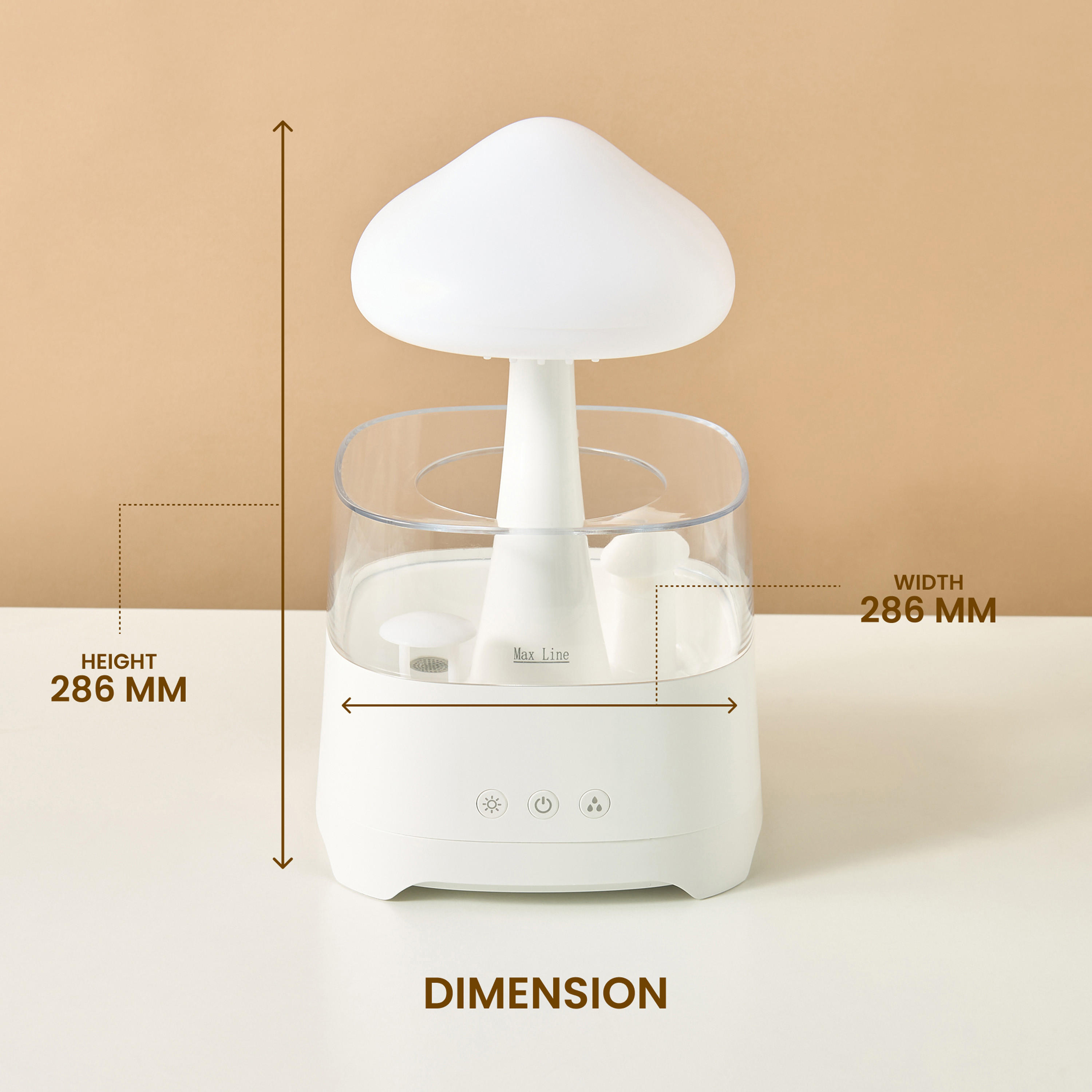 Rain Cloud Humidifier - 450 ml-household-homefragrance-airrevitalisersandhumidifiers-image-6