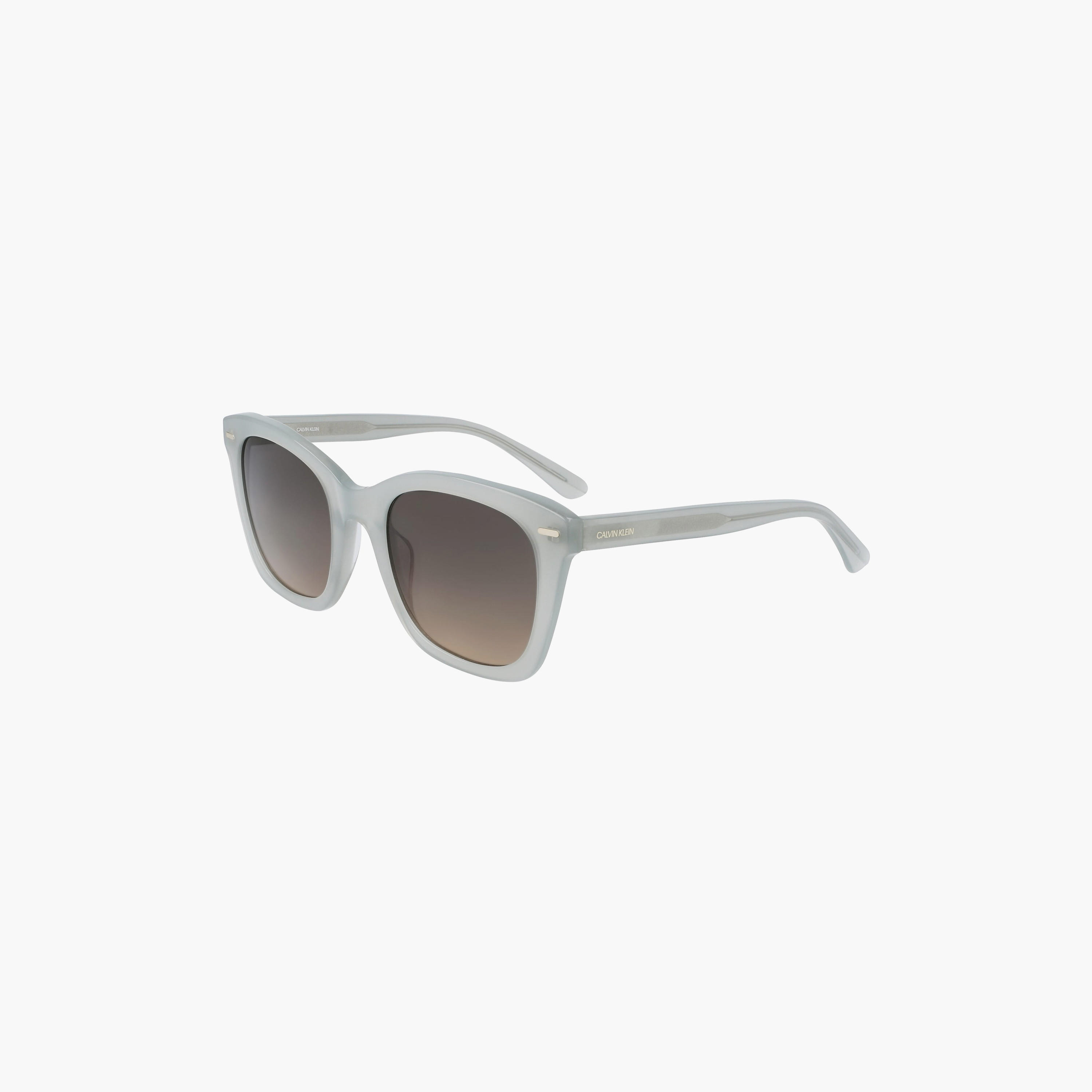 نظارة شمسية من كالفن كلاين ذات مربعة باللون الرمادي بمقاس 52 ملم |45514-women-sunglasses-image-1
