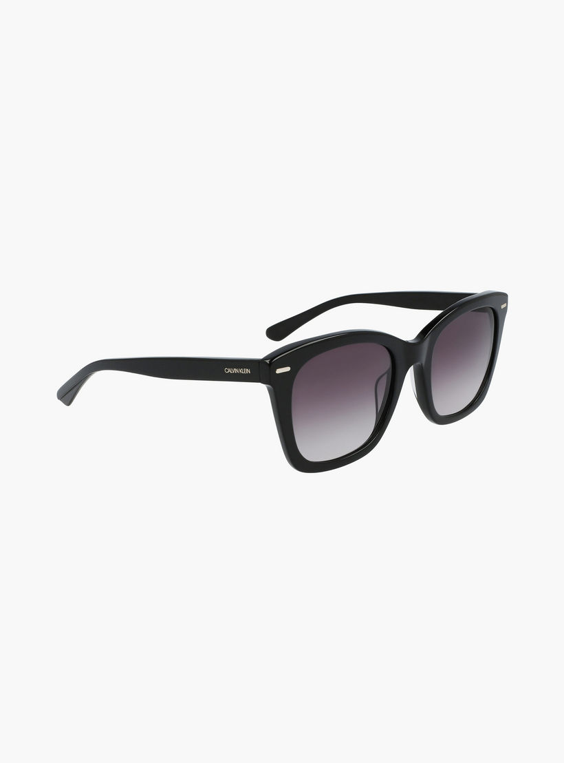 نظارة شمسية من كالفن كلاين ذات مربعة ومتدرجة باللون الدخاني بمقاس 52 ملم |45514-women-sunglasses-image-4