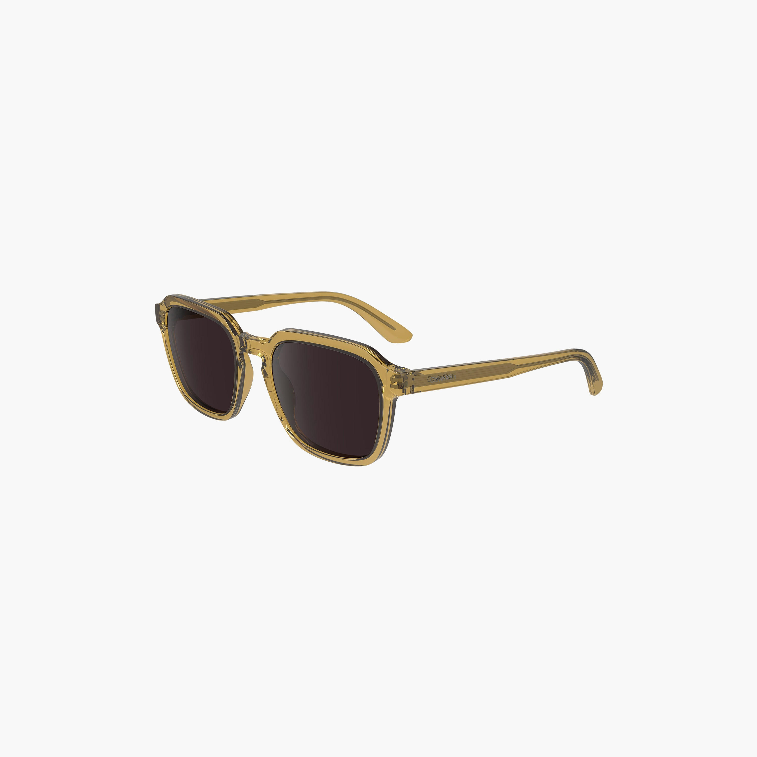 نظارة شمسية من كالفن كلاين ذات مستطيلة باللون البني بمقاس 53 ملم | CK23533S-men-sunglasses-image-1