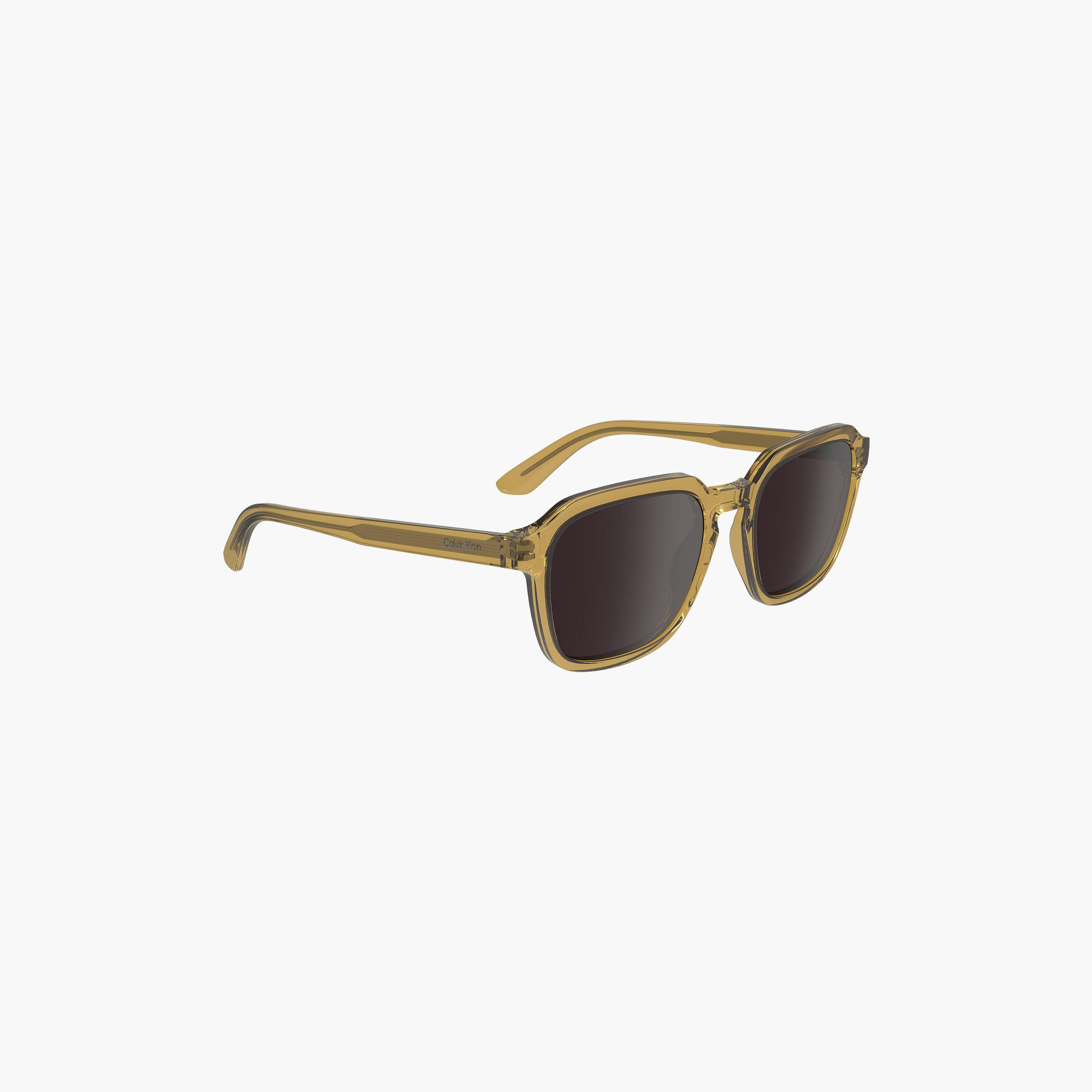 نظارة شمسية من كالفن كلاين ذات مستطيلة باللون البني بمقاس 53 ملم | CK23533S-men-sunglasses-image-4