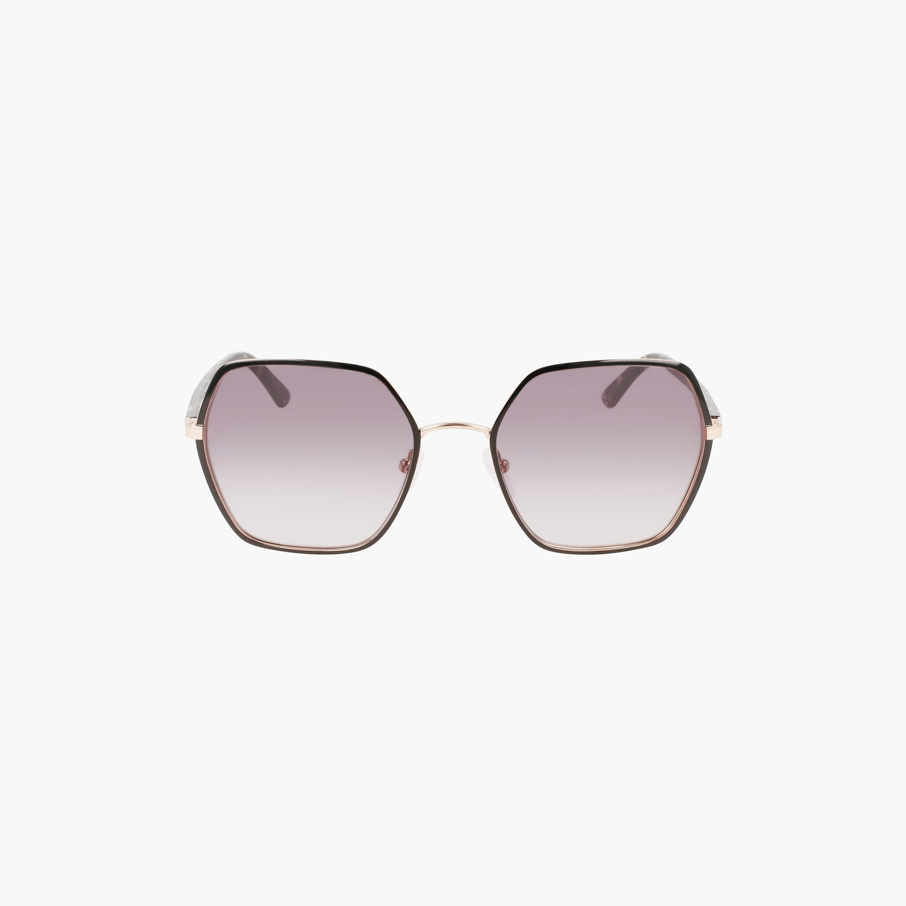 نظارة شمسية من كالفن كلاين ذات سداسية الشكل ومتدرجة باللون الرمادي بمقاس 56 ملم |59433-women-sunglasses-image-5