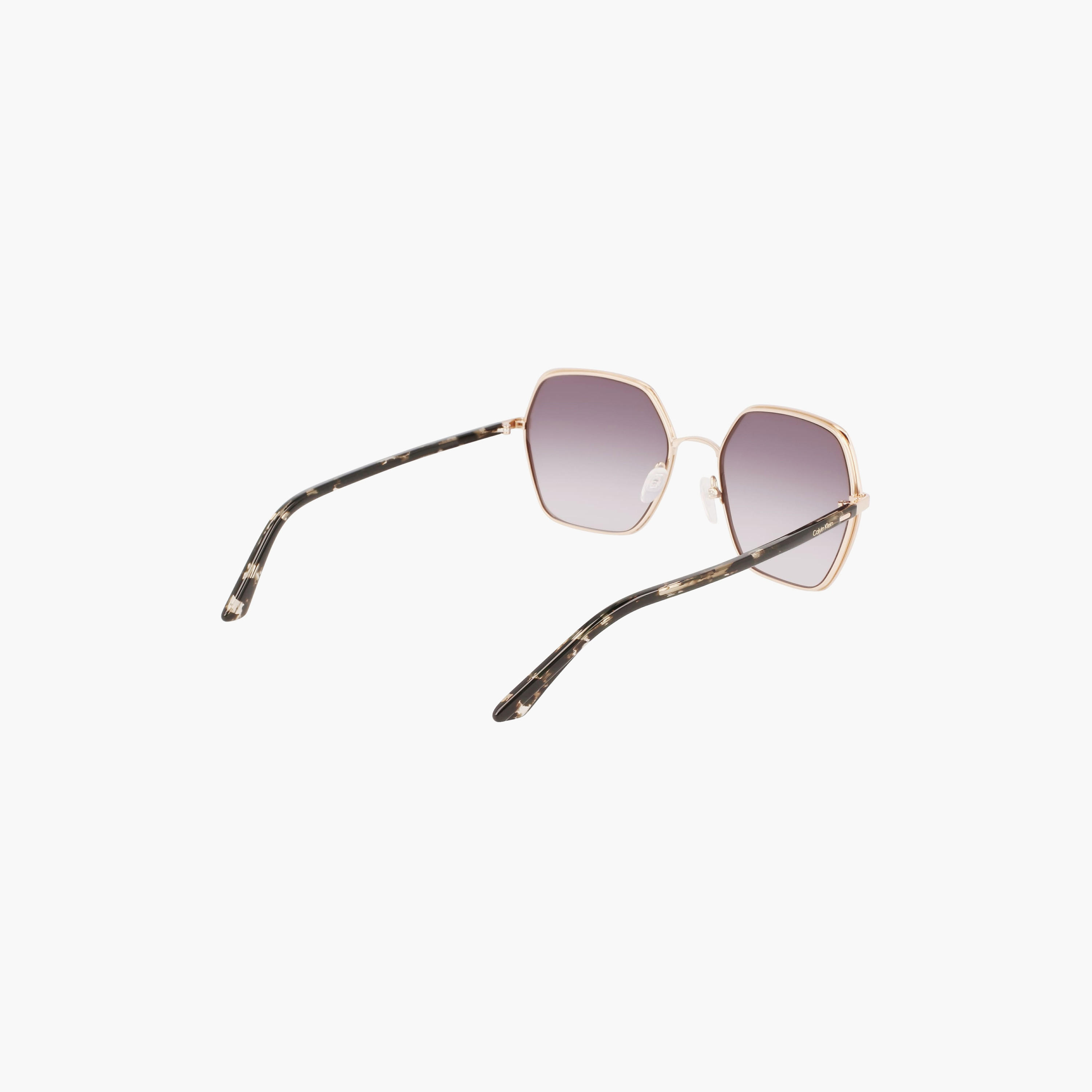 Calvin Klein 56 MM Gradient grey hexagonal Sunglasses | 59433-women-sunglasses-image-9