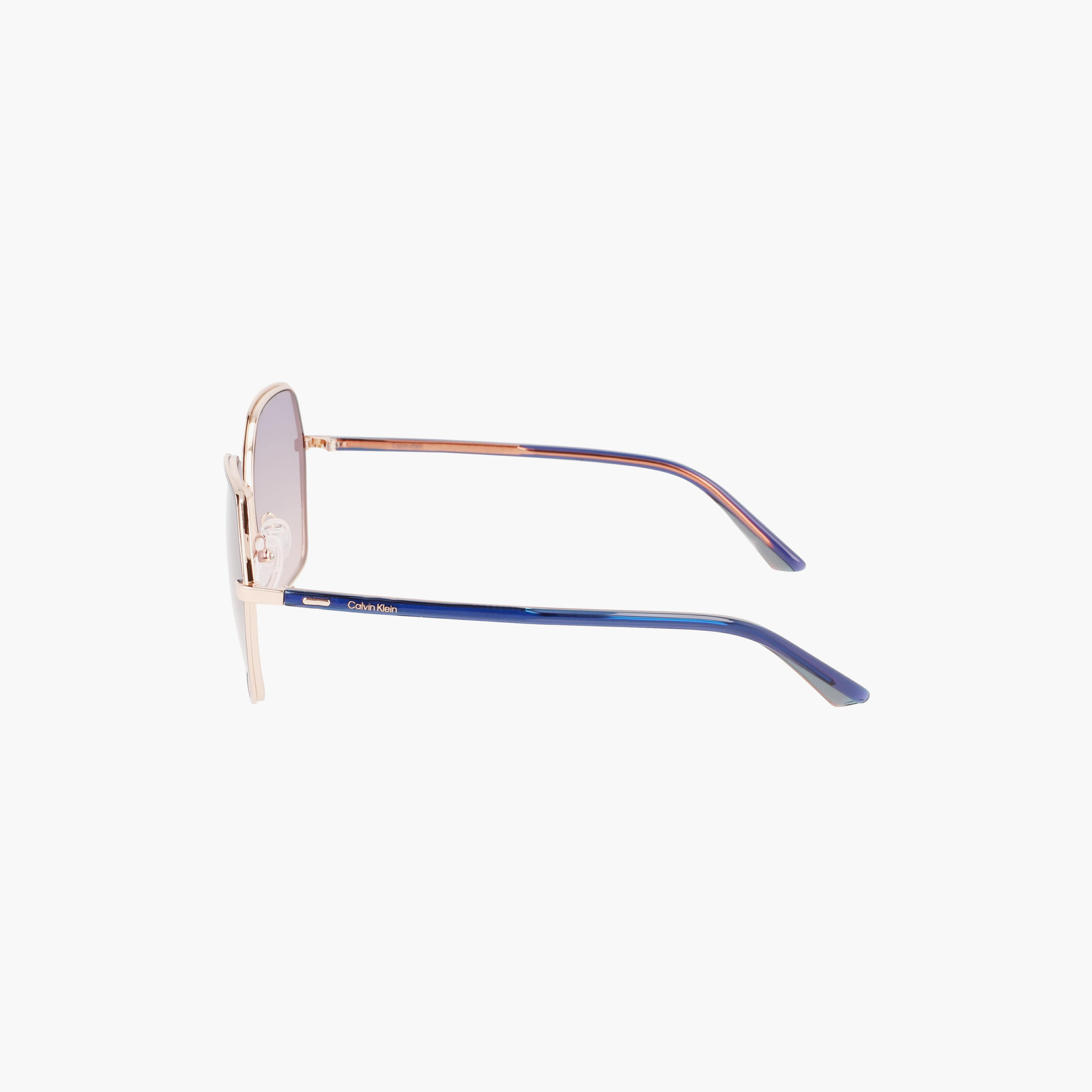 نظارة شمسية من كالفن كلاين ذات سداسية الشكل ومتدرجة باللون الأرجواني بمقاس 56 ملم |59433-women-sunglasses-image-6