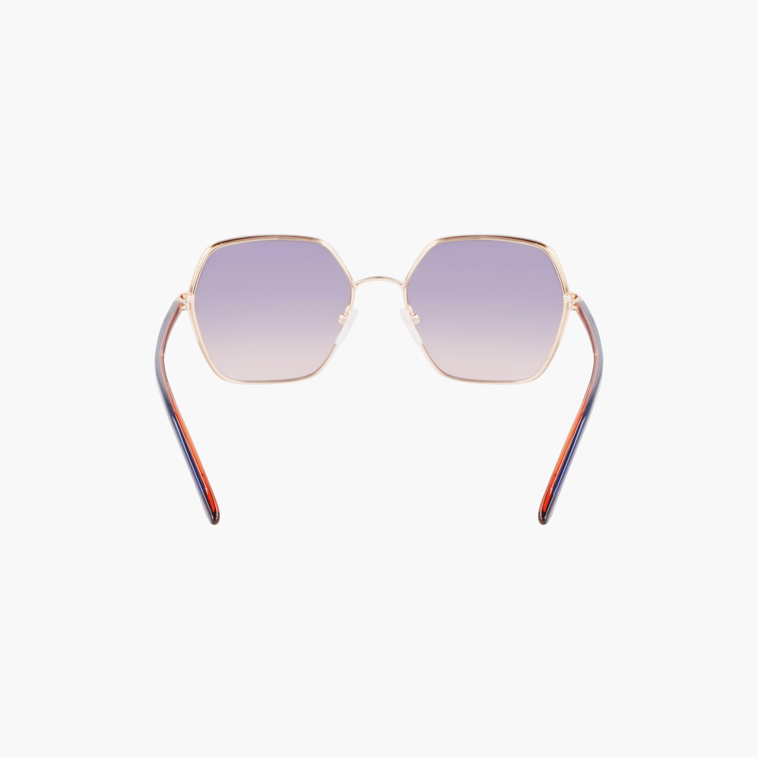 Calvin Klein 56 MM Gradient Purple hexagonal Sunglasses | 59433-women-sunglasses-image-8