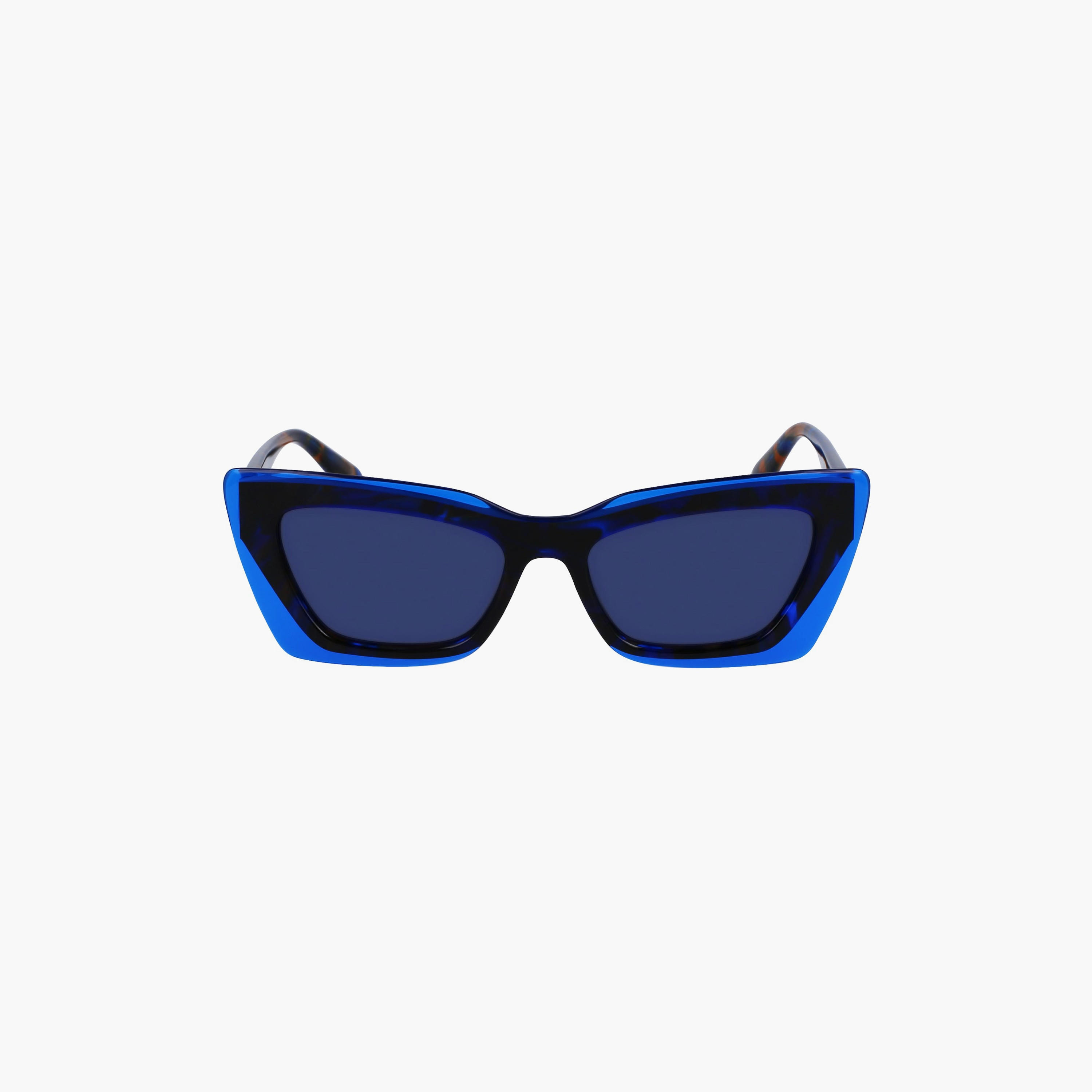نظارة شمسية من كالفن كلاين جينز ذات كات آي باللون الأزرق بمقاس 52 ملم | CKJ23656S-women-sunglasses-image-5