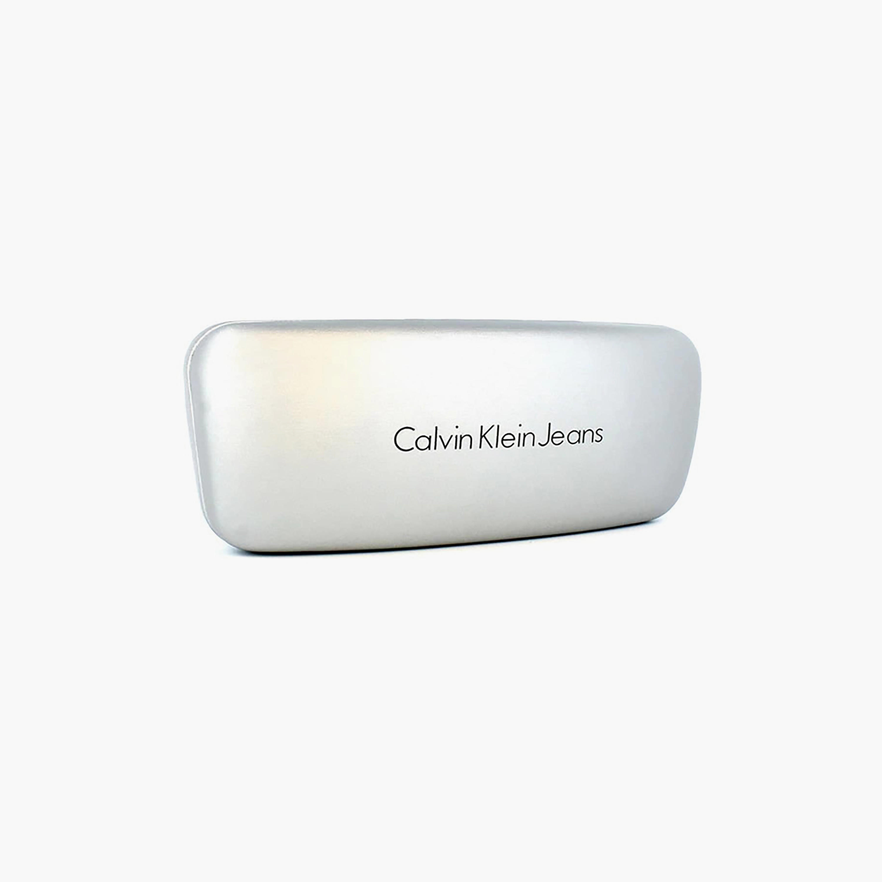 نظارة شمسية من كالفن كلاين جينز ذات كات آي باللون الرمادي بمقاس 52 ملم | CKJ23656S-women-sunglasses-image-2