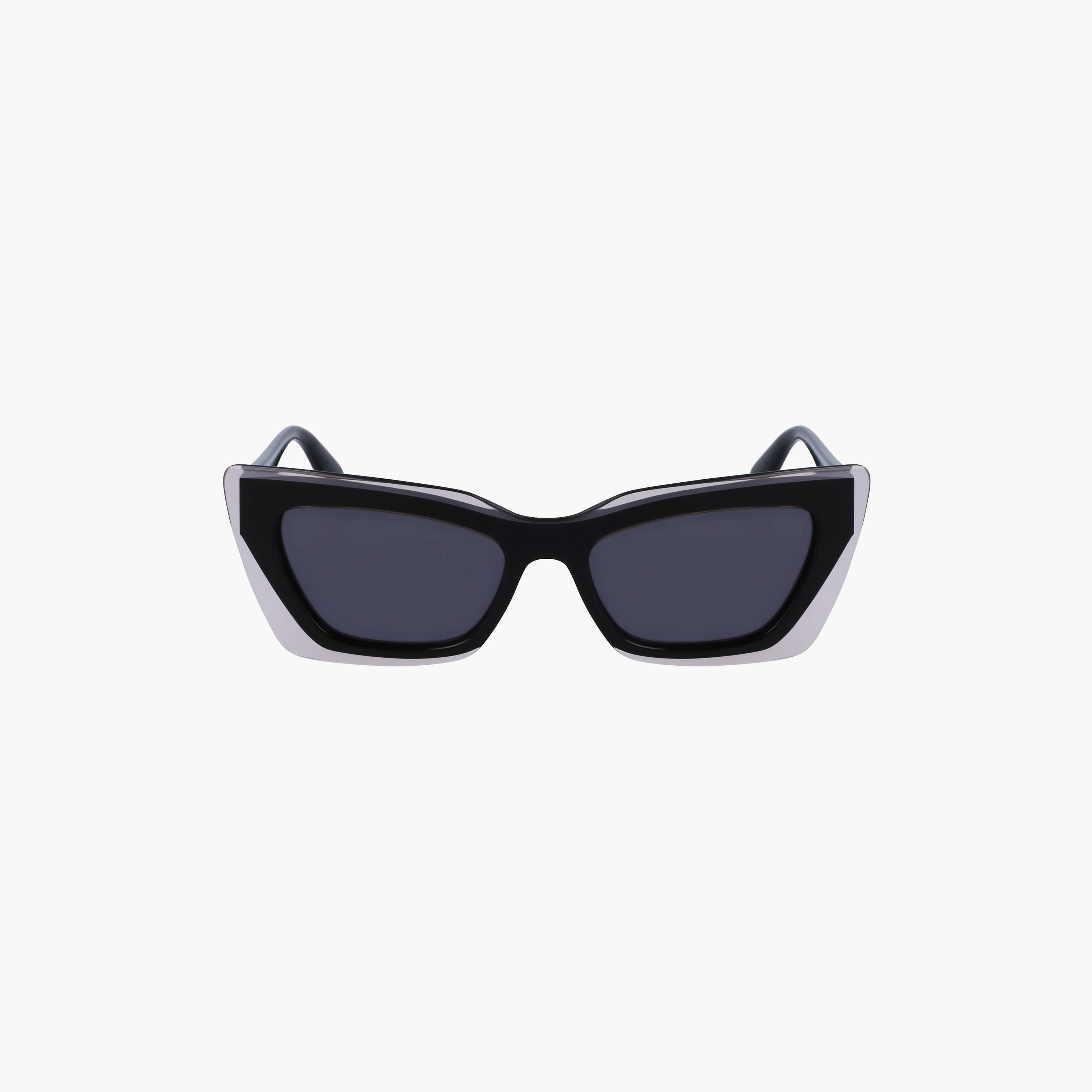 نظارة شمسية من كالفن كلاين جينز ذات كات آي باللون الرمادي بمقاس 52 ملم | CKJ23656S-women-sunglasses-image-5