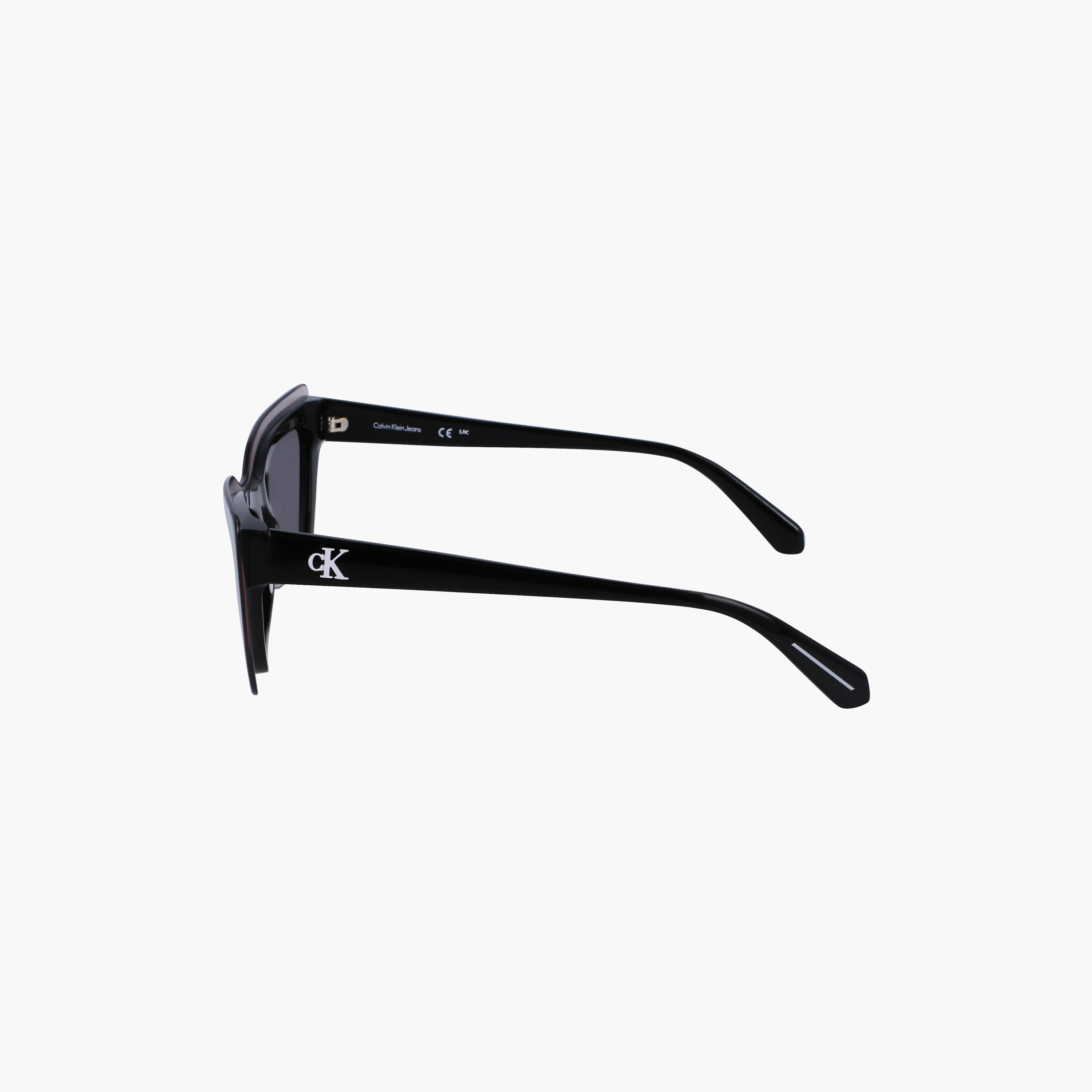 نظارة شمسية من كالفن كلاين جينز ذات كات آي باللون الرمادي بمقاس 52 ملم | CKJ23656S-women-sunglasses-image-6