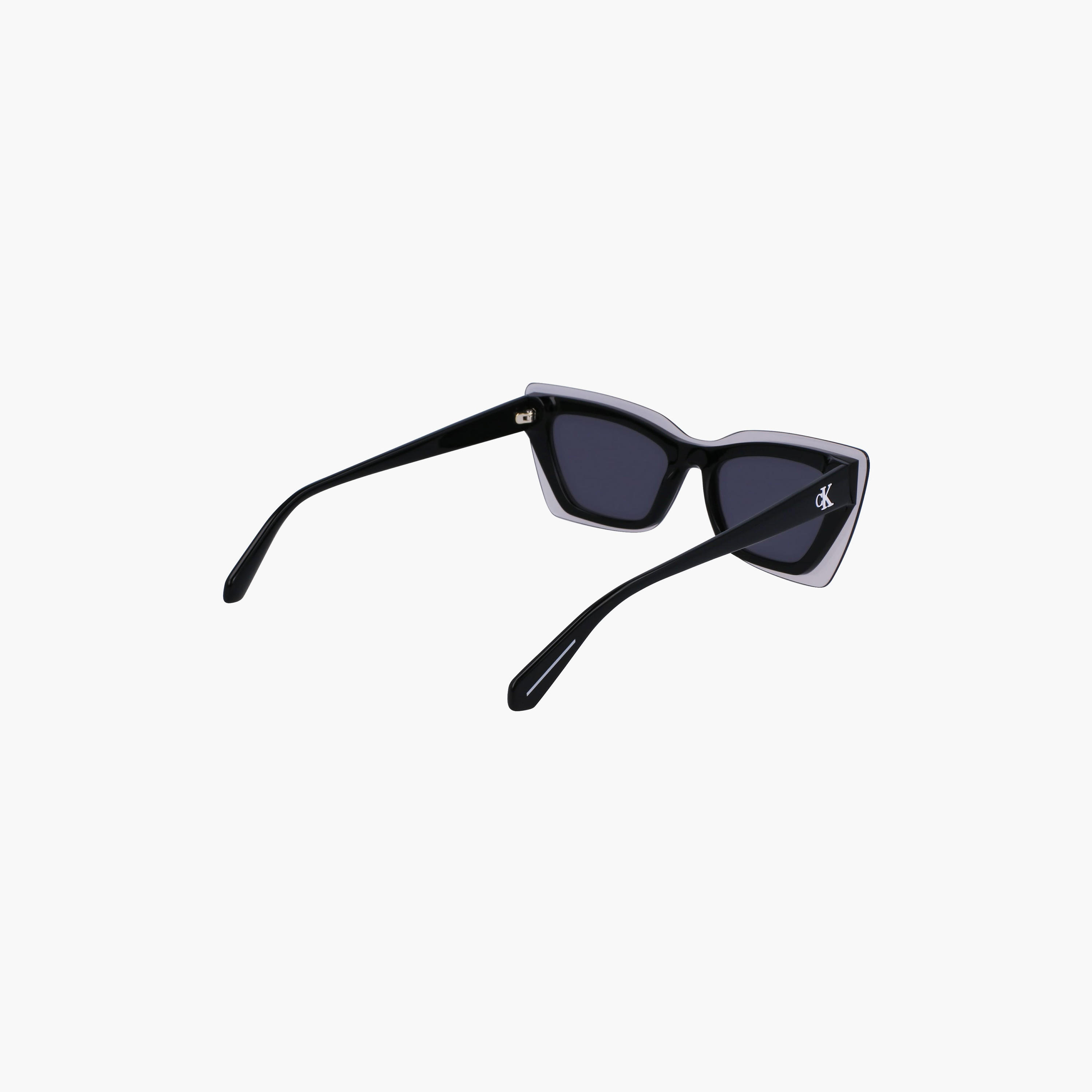نظارة شمسية من كالفن كلاين جينز ذات كات آي باللون الرمادي بمقاس 52 ملم | CKJ23656S-women-sunglasses-image-9