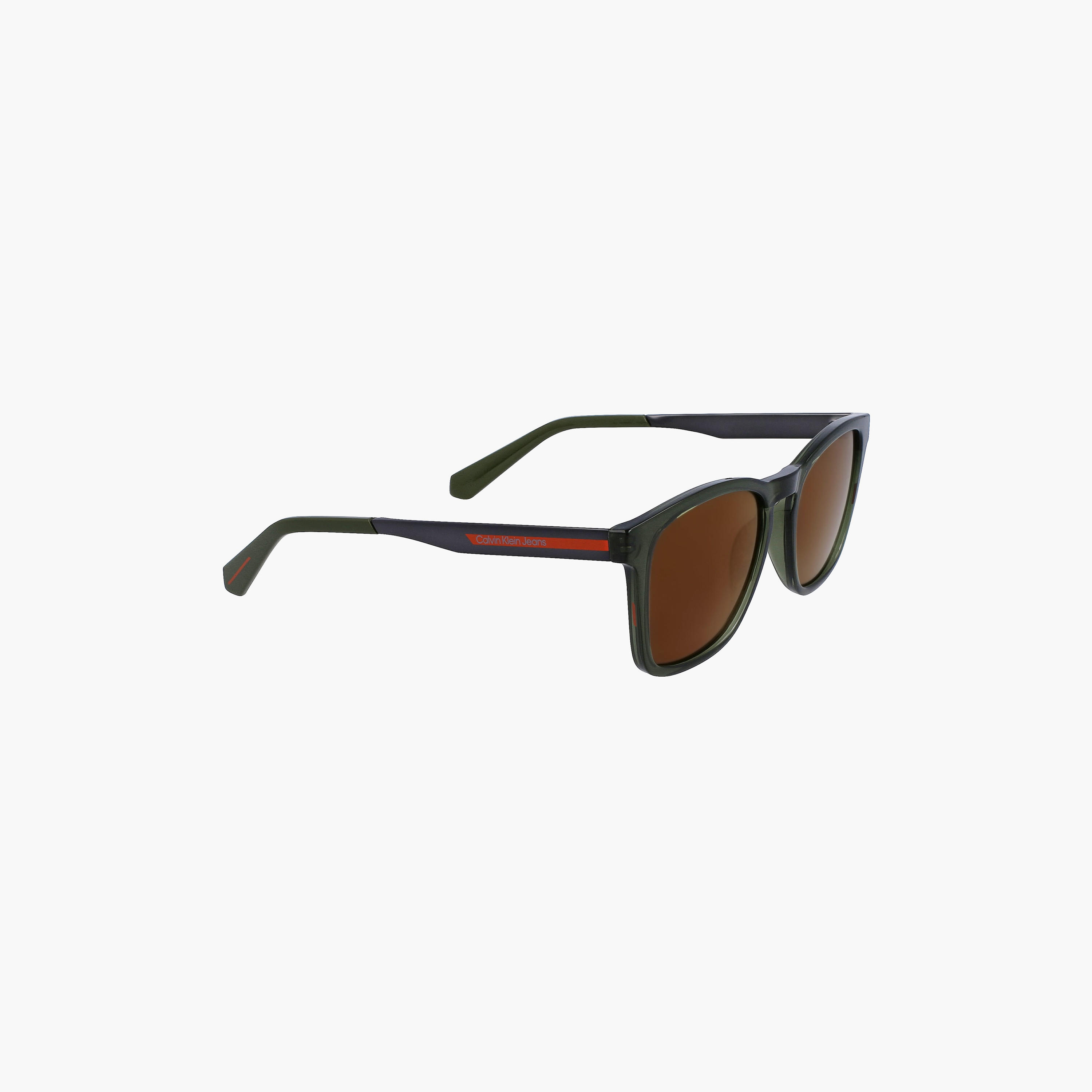 نظارة شمسية من كالفن كلاين جينز ذات مربعة باللون البني بمقاس 53 ملم | CKJ22642S-men-sunglasses-image-4