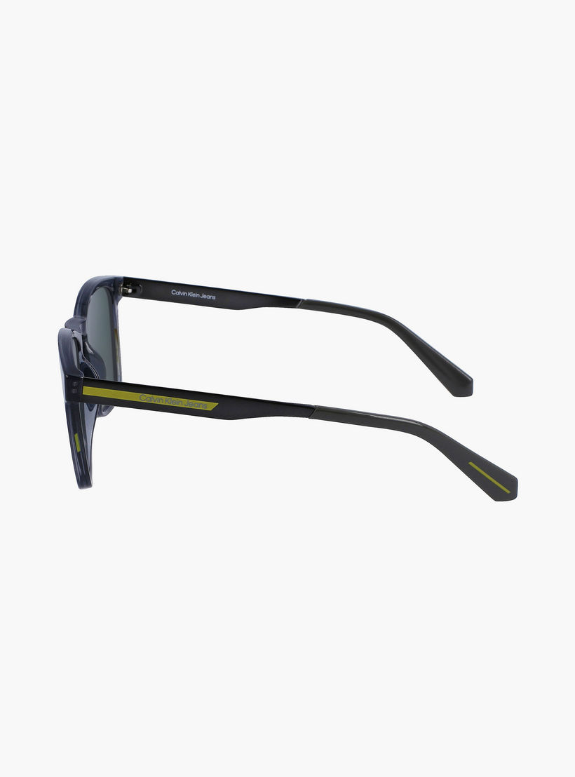 نظارة شمسية من كالفن كلاين جينز ذات مربعة باللون الأخضر بمقاس 53 ملم | CKJ22642S-men-sunglasses-image-6