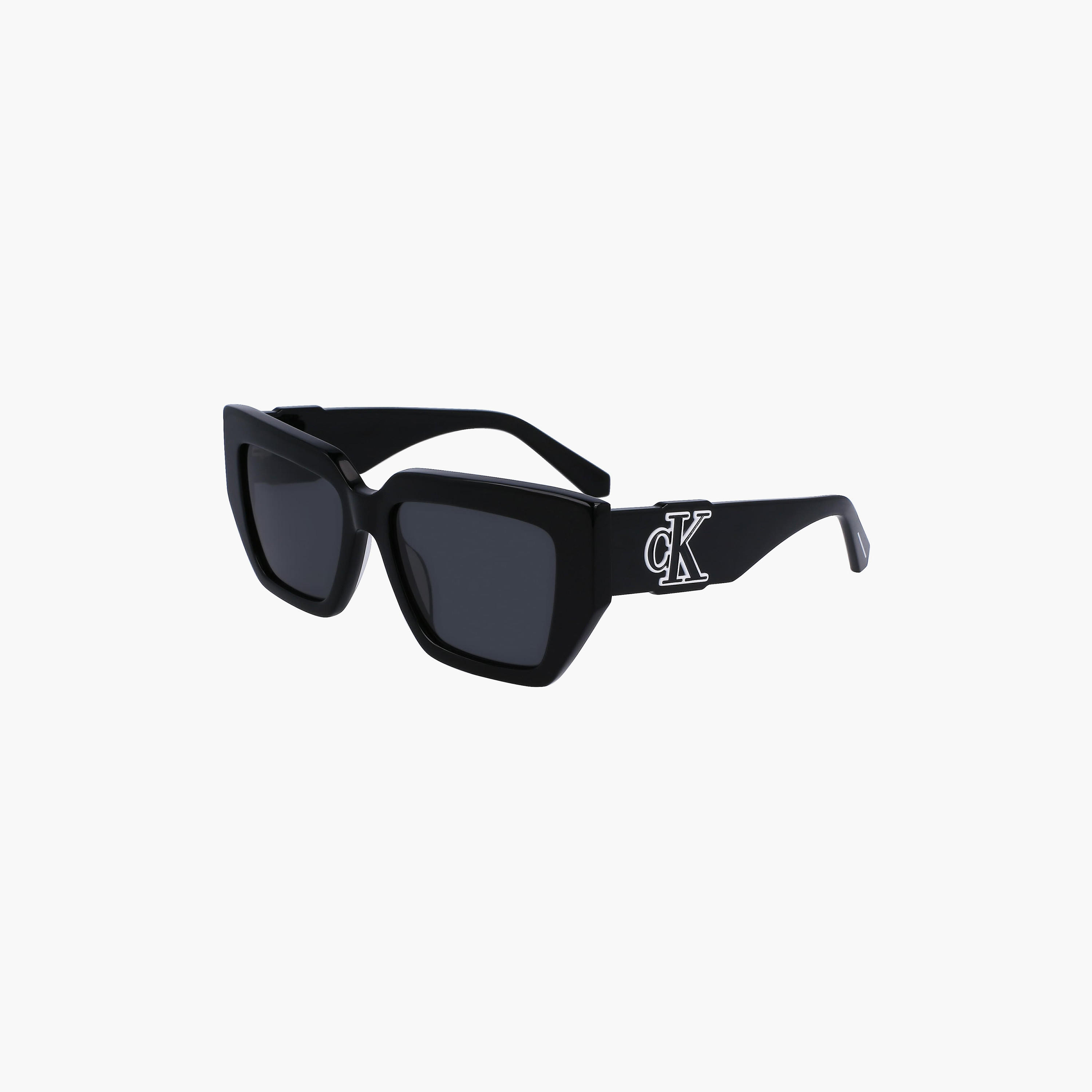 نظارة شمسية من كالفن كلاين جينز على شكل فراشة باللون الاسود بمقاس 54 ملم | CKJ23608S-women-sunglasses-image-1