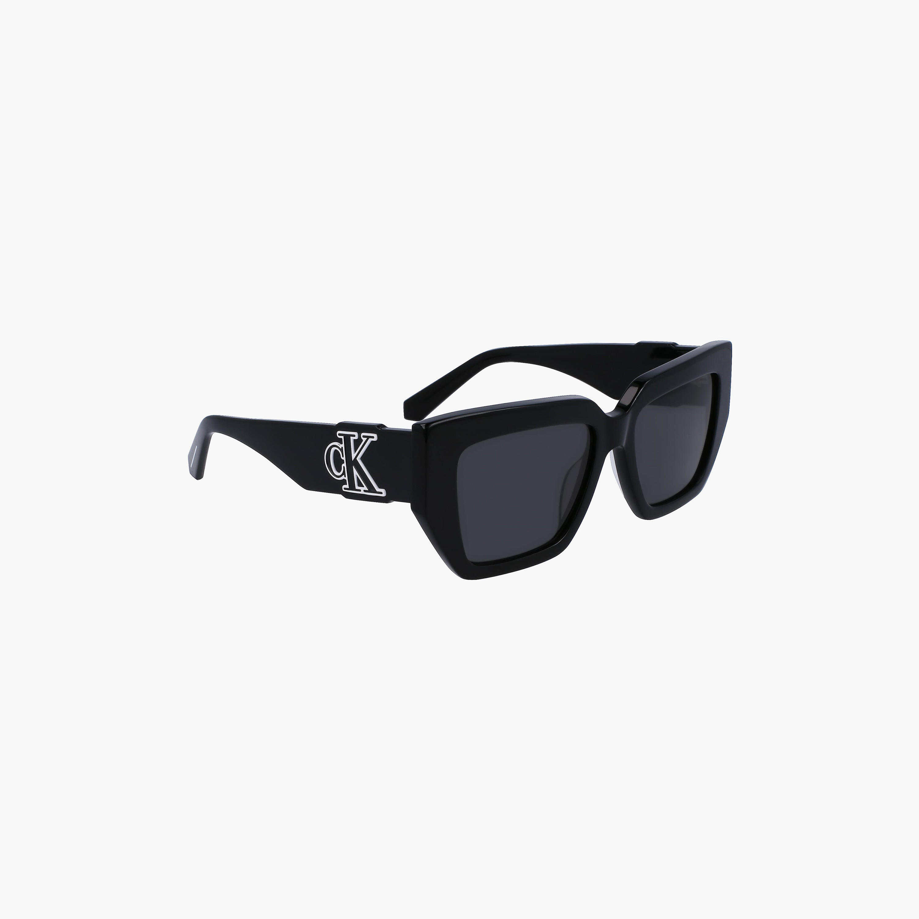نظارة شمسية من كالفن كلاين جينز على شكل فراشة باللون الاسود بمقاس 54 ملم | CKJ23608S-women-sunglasses-image-4