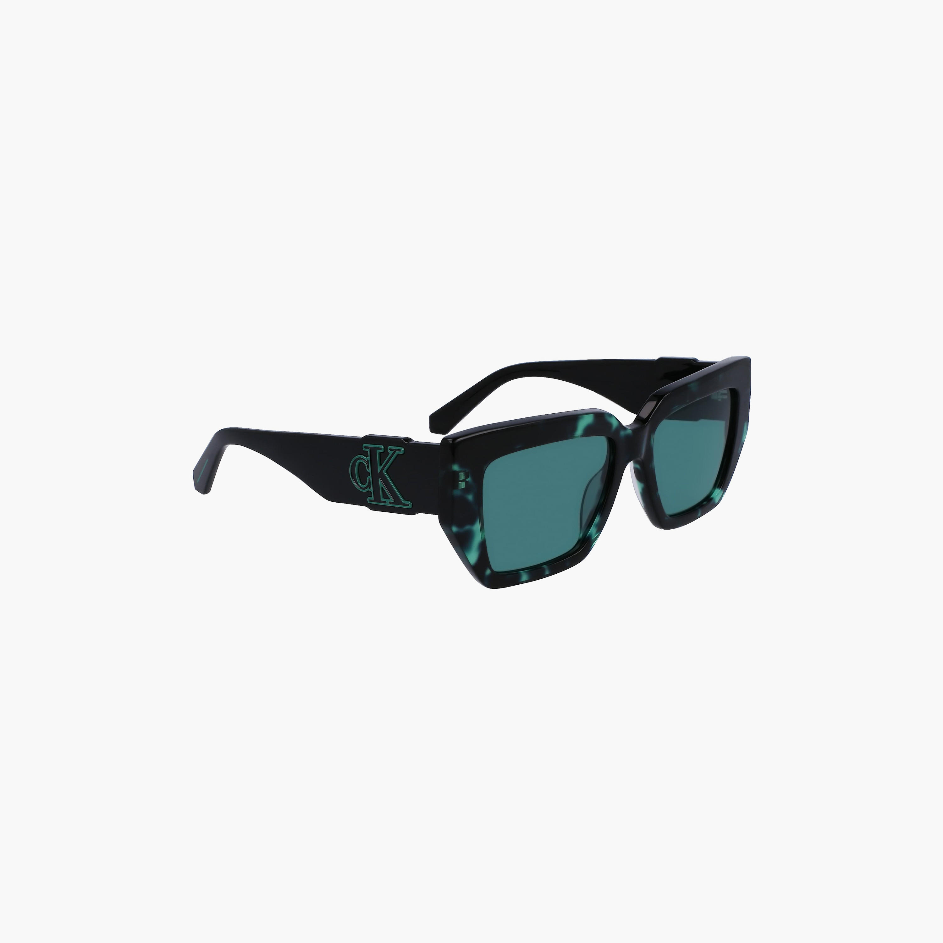 Calvin Klein Jeans 54 MM Green Butterfly Sunglasses | CKJ23608S-women-sunglasses-image-4