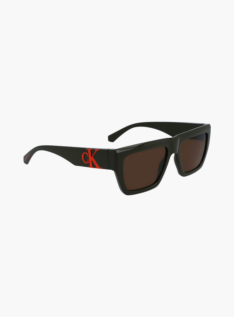 Calvin Klein Jeans 55 MM Brown Rectangle Sunglasses | CKJ23653S-men-sunglasses-image-4