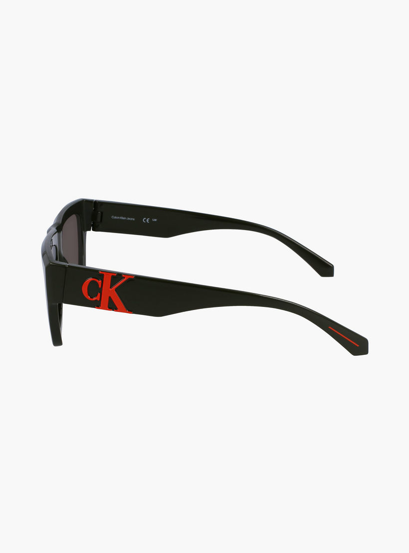 Calvin Klein Jeans 55 MM Brown Rectangle Sunglasses | CKJ23653S-men-sunglasses-image-6