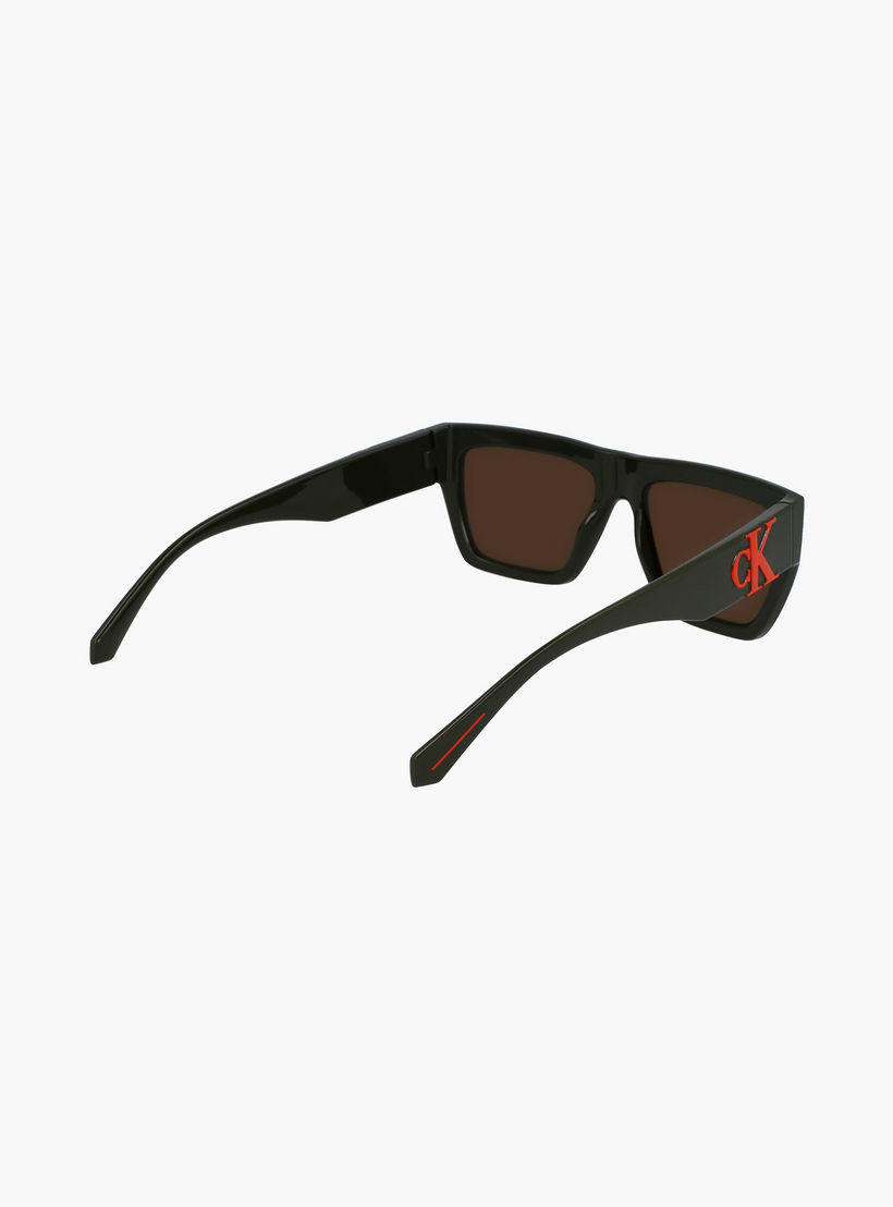 Calvin Klein Jeans 55 MM Brown Rectangle Sunglasses | CKJ23653S-men-sunglasses-image-9