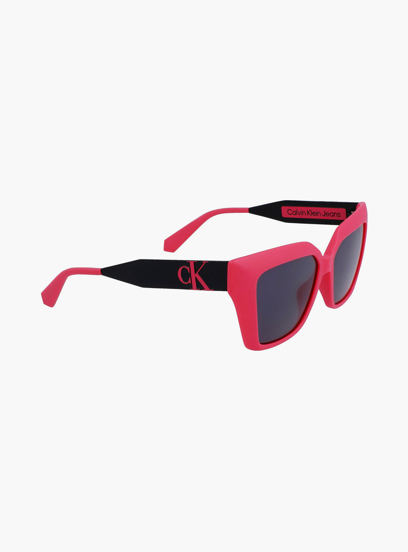 Calvin Klein Jeans 55 MM Grey Butterfly Sunglasses | CKJ22639S-women-sunglasses-image-4