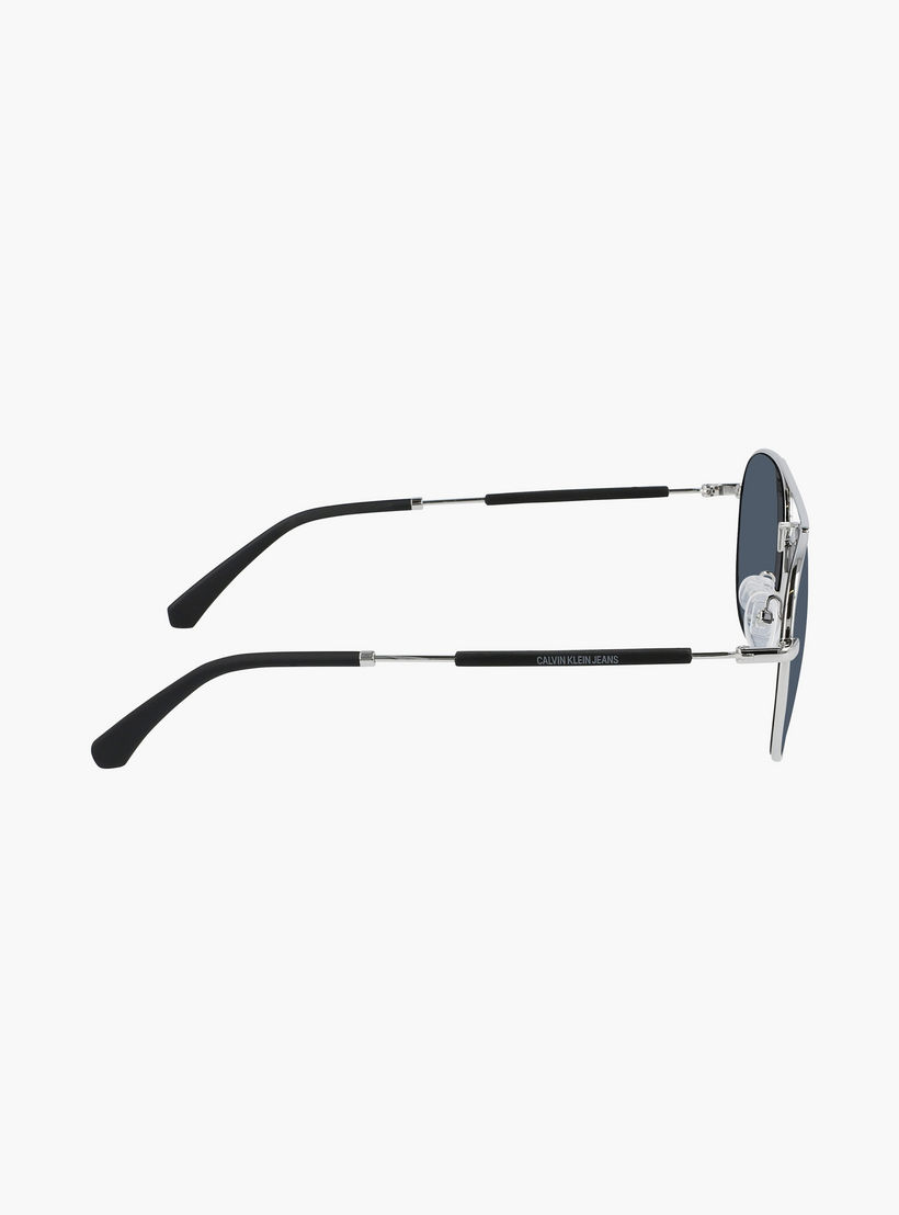 Calvin Klein Jeans 56 MM Grey Aviator Sunglasses | 44874-men-sunglasses-image-10