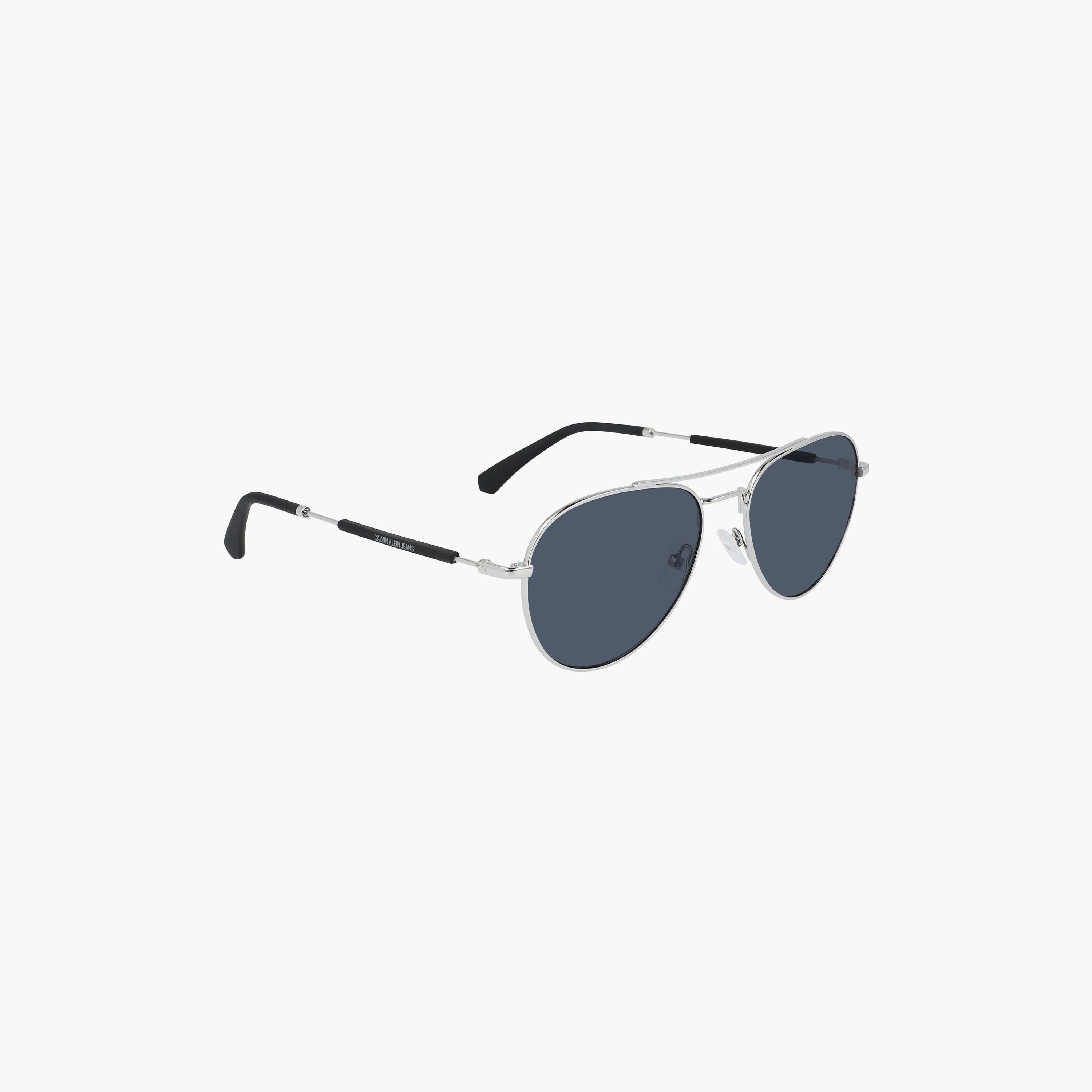 نظارة شمسية من كالفن كلاين جينز ذات أفياتور باللون الرمادي بمقاس 56 ملم |44874-men-sunglasses-image-4
