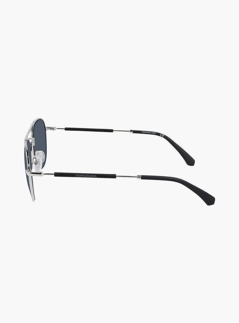 Calvin Klein Jeans 56 MM Grey Aviator Sunglasses | 44874-men-sunglasses-image-6