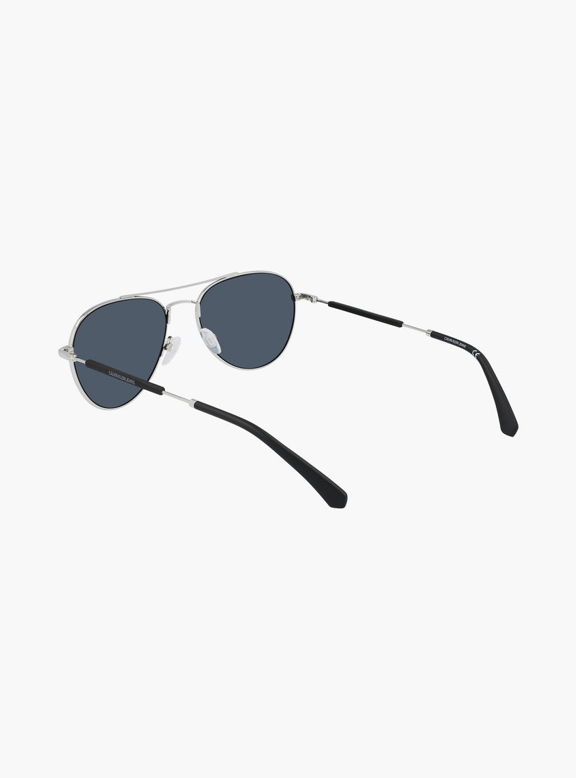Calvin Klein Jeans 56 MM Grey Aviator Sunglasses | 44874-men-sunglasses-image-7