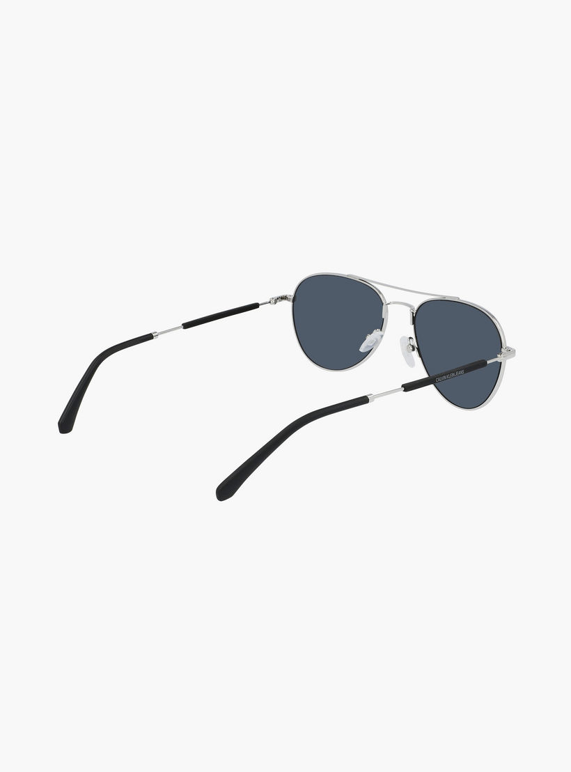 Calvin Klein Jeans 56 MM Grey Aviator Sunglasses | 44874-men-sunglasses-image-9