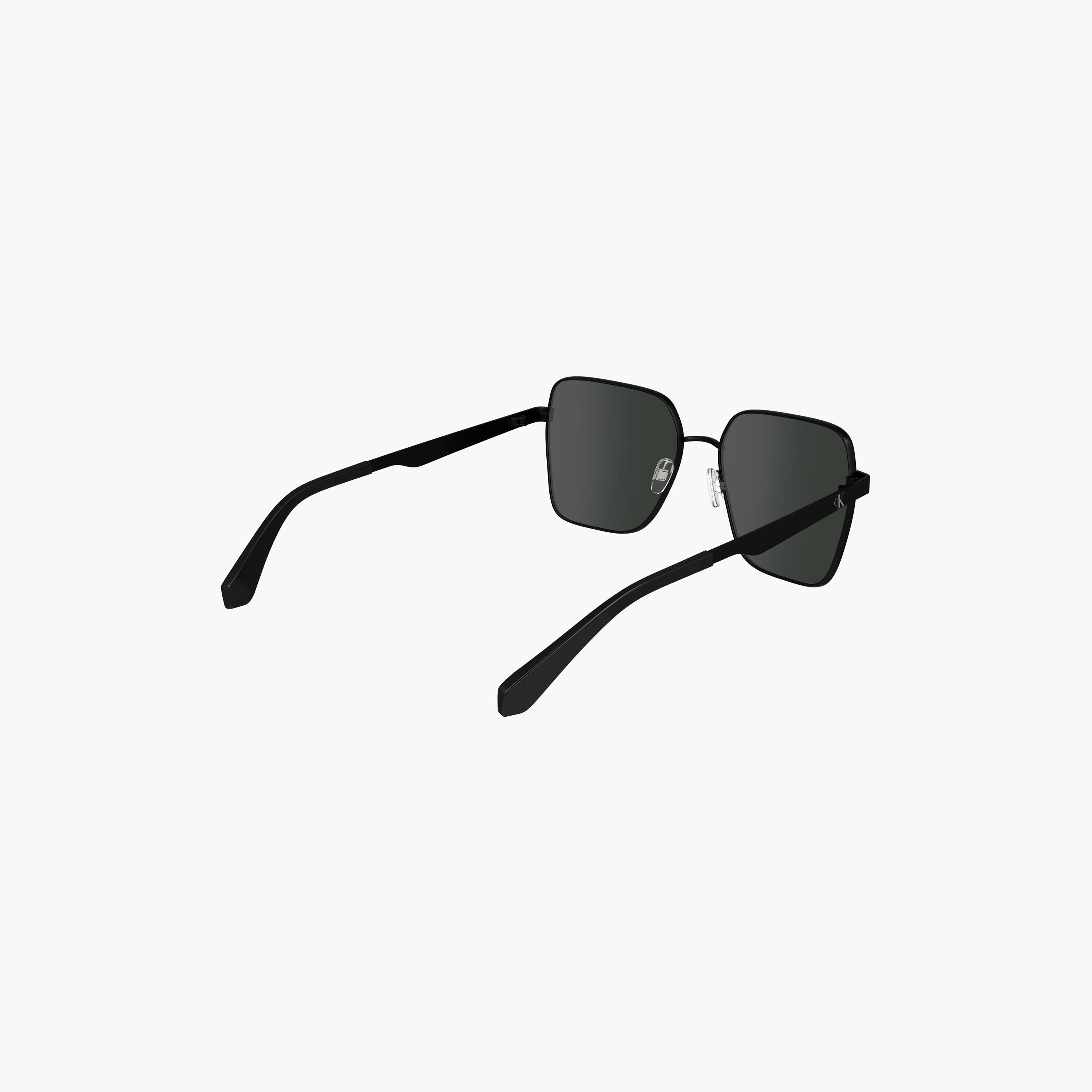 نظارة شمسية من كالفن كلاين جينز ذات مربعة باللون الرمادي بمقاس 56 ملم | CKJ24201S-women-sunglasses-image-9